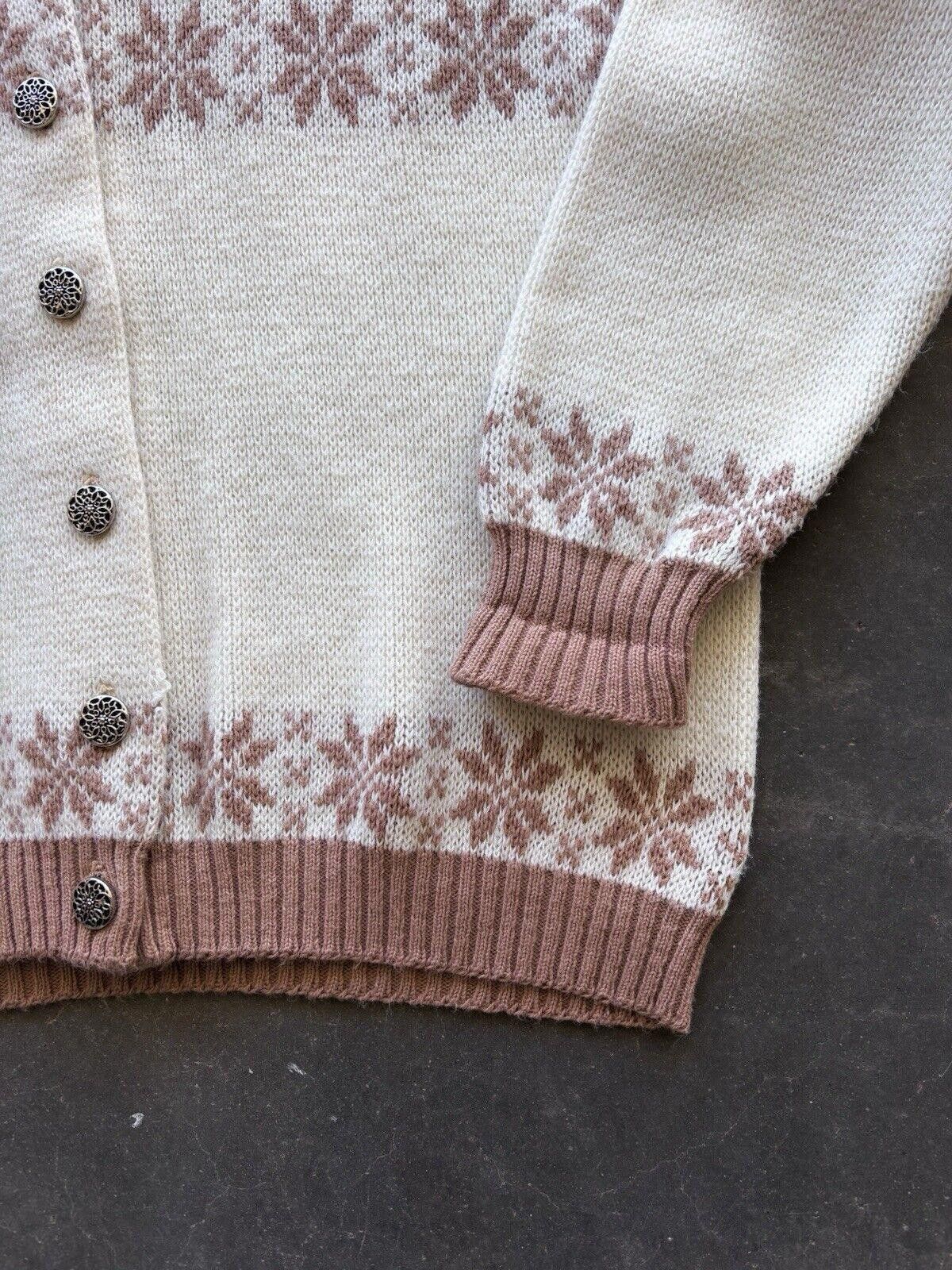 Vintage Vintage 70s 80s Montana Woolen Shop Button Up Sweater Sz 40 Size M / US 6-8 / IT 42-44 - 2 Thumbnail