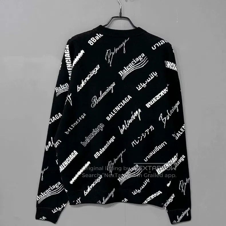 Balenciaga Balenciaga Multi-Element Barrage Full Print Knitted Sweate Size US XS / EU 42 / 0 - 3 Thumbnail