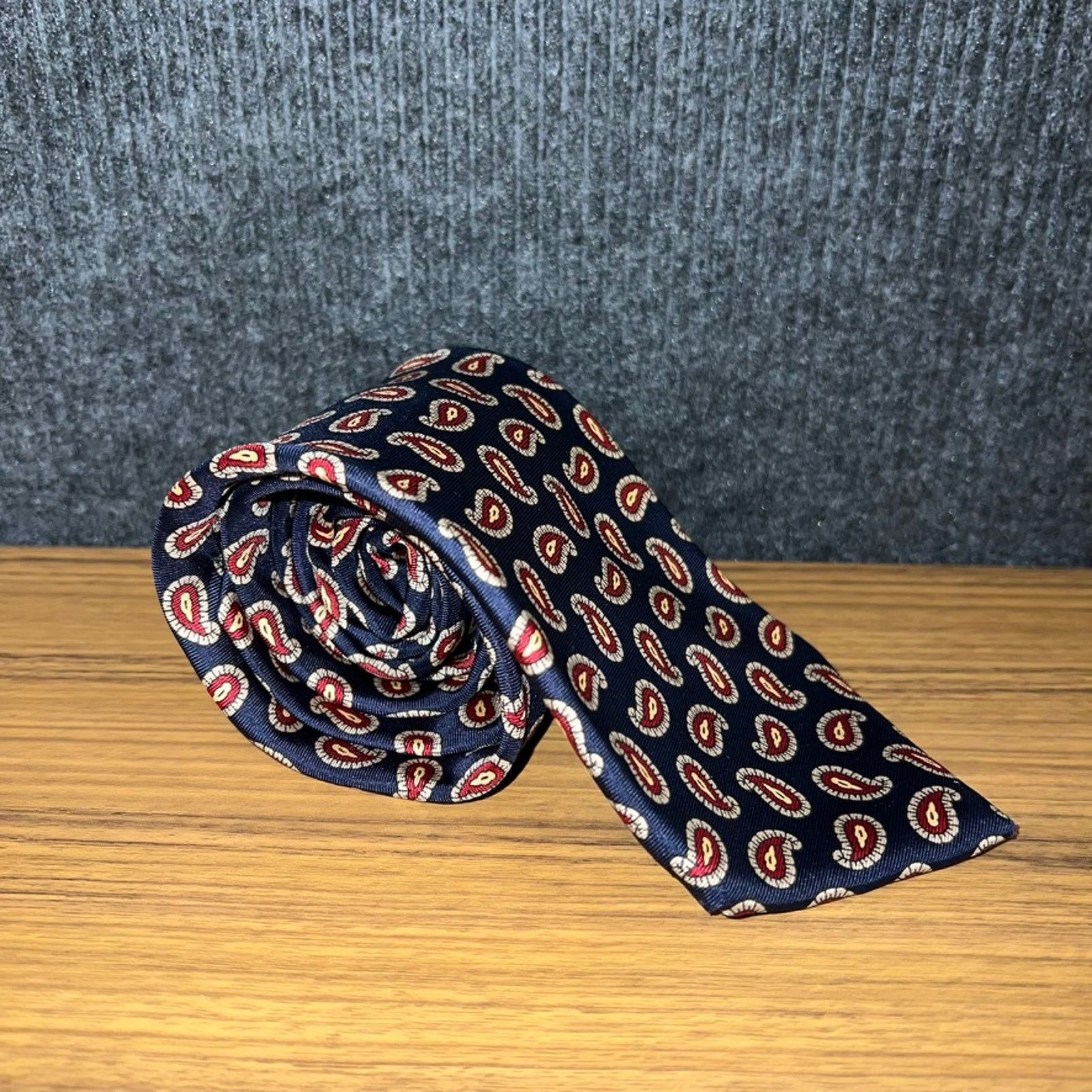 Christian Dior Monsieur Christian Dior Monsieur Men's Paisley Silk Necktie Size ONE SIZE - 1 Thumbnail