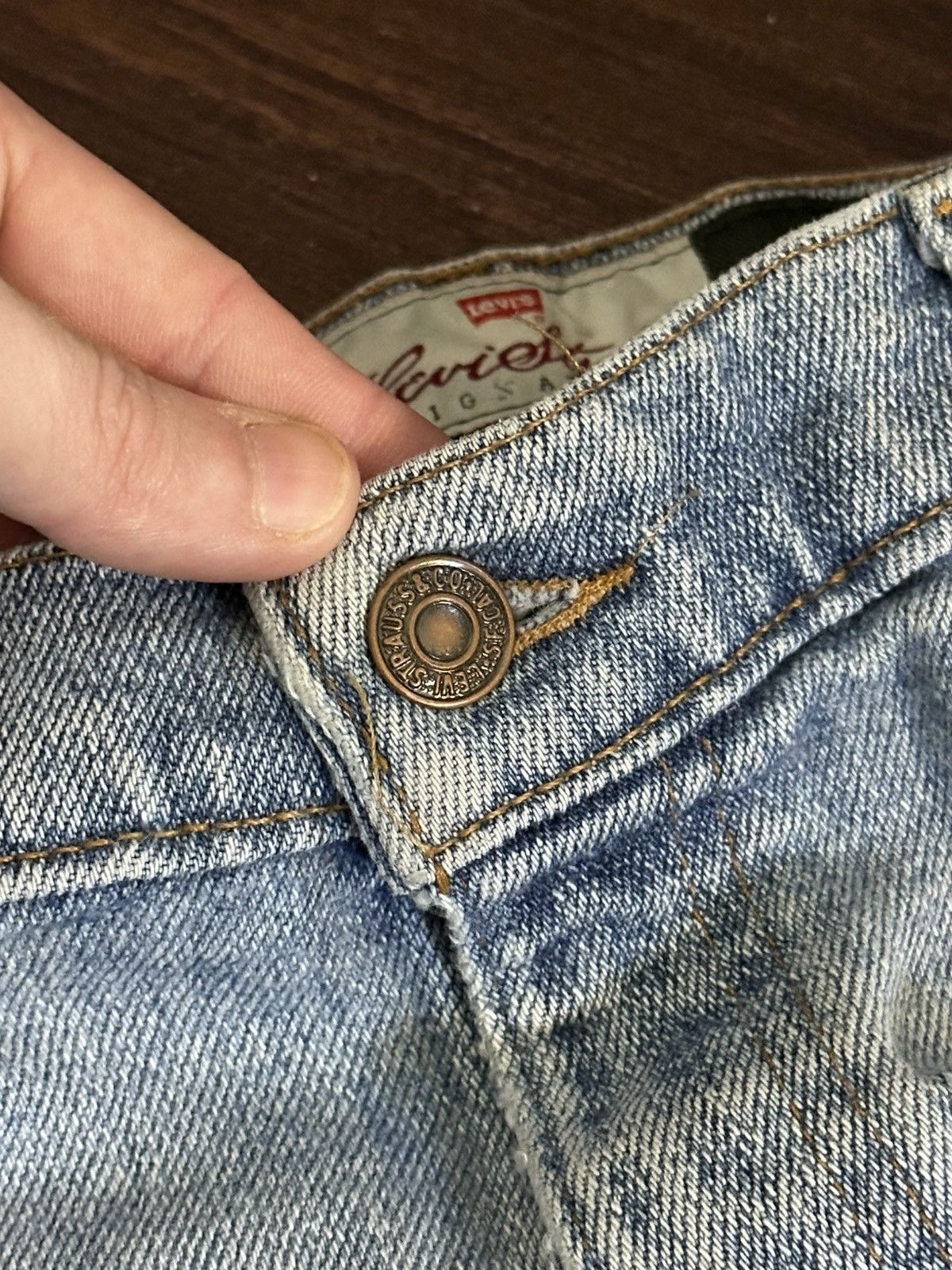 Levi's Vintage Clothing Vintage brown tab light blue flex denim jeans 38 Size US 38 / EU 54 - 6 Thumbnail