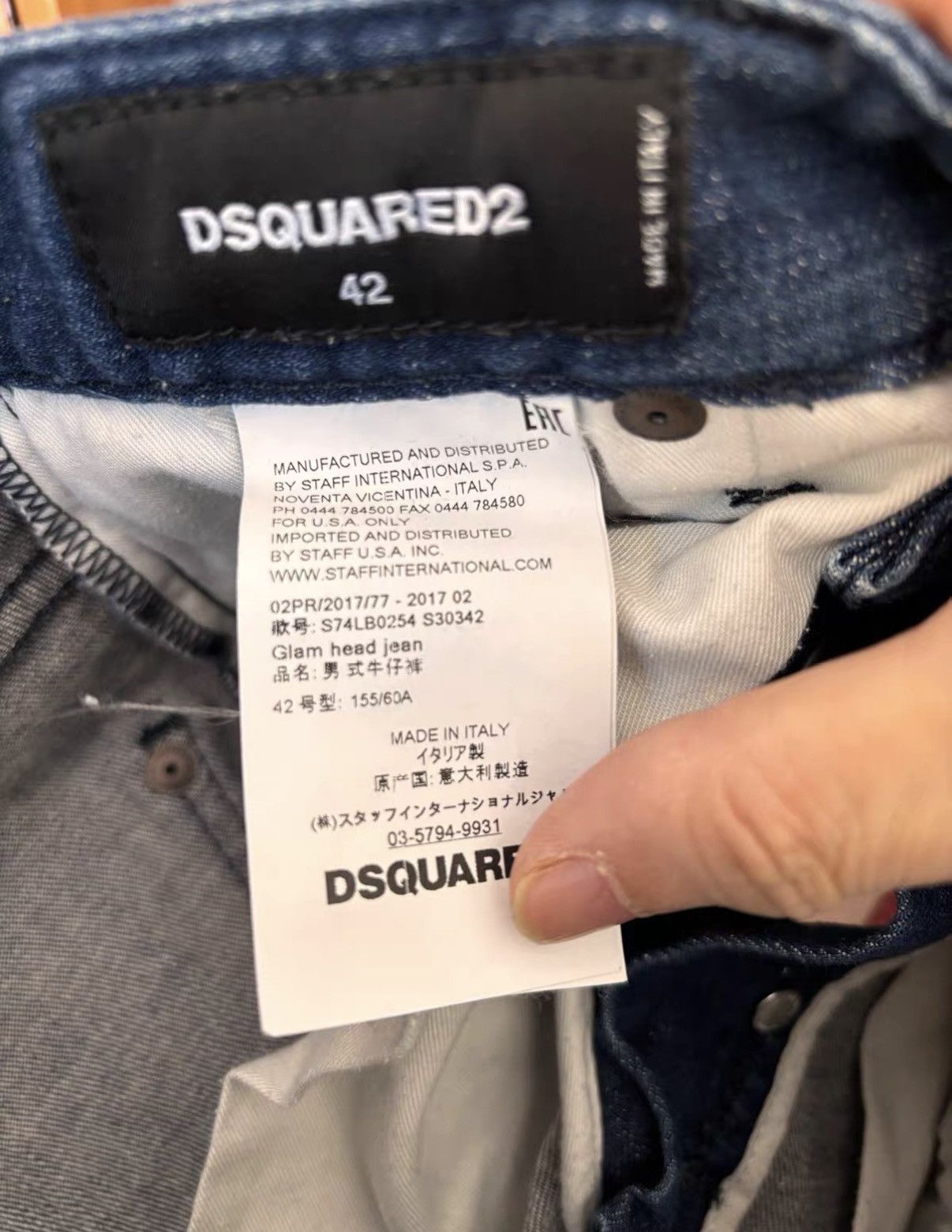 Dsquared2 Dsquared2 Men's Pants J2 Size US 26 / EU 42 - 4 Thumbnail