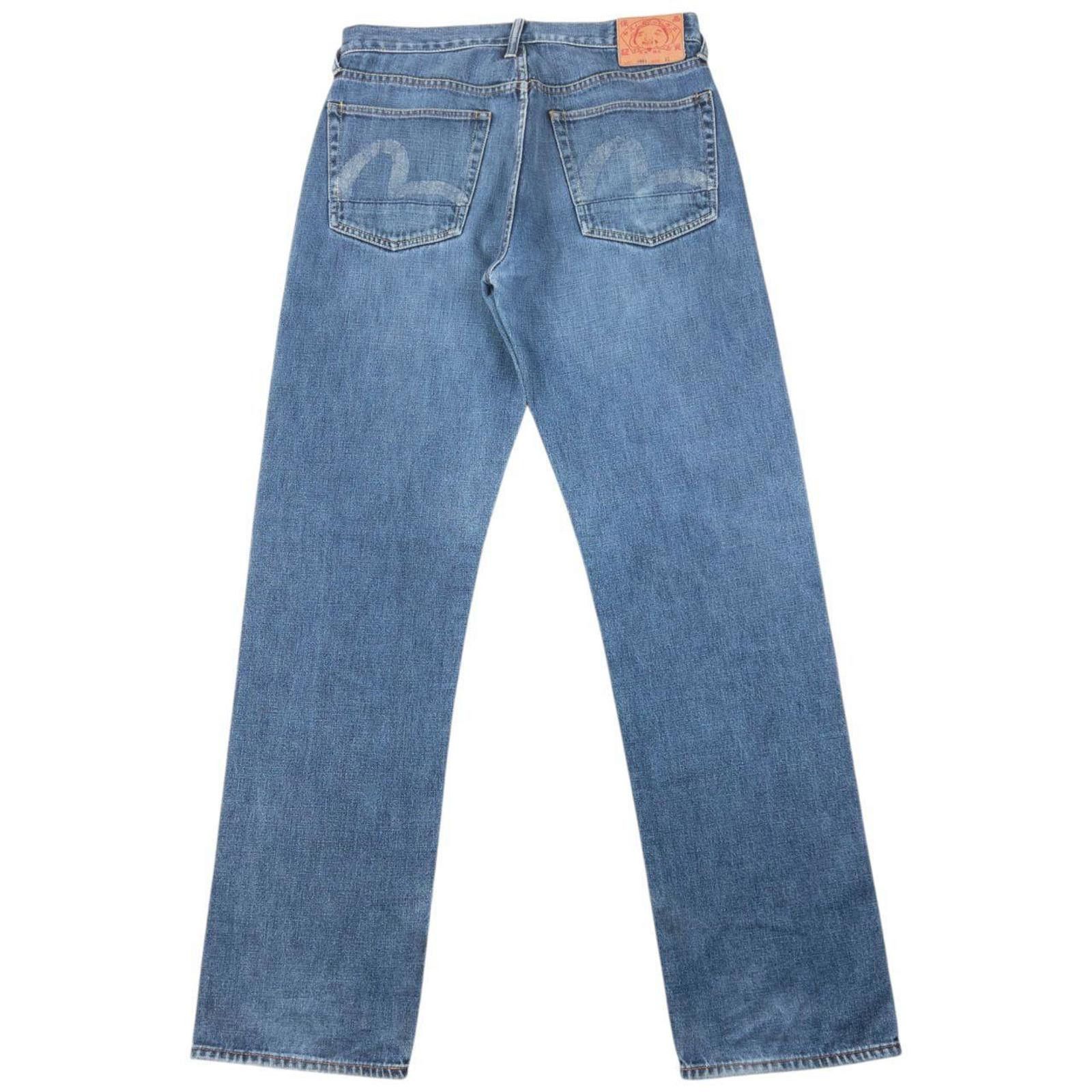 Evisu Vintage Evisu Double Gull Japanese Denim Jeans Size W33 Size US 33 - 2 Thumbnail