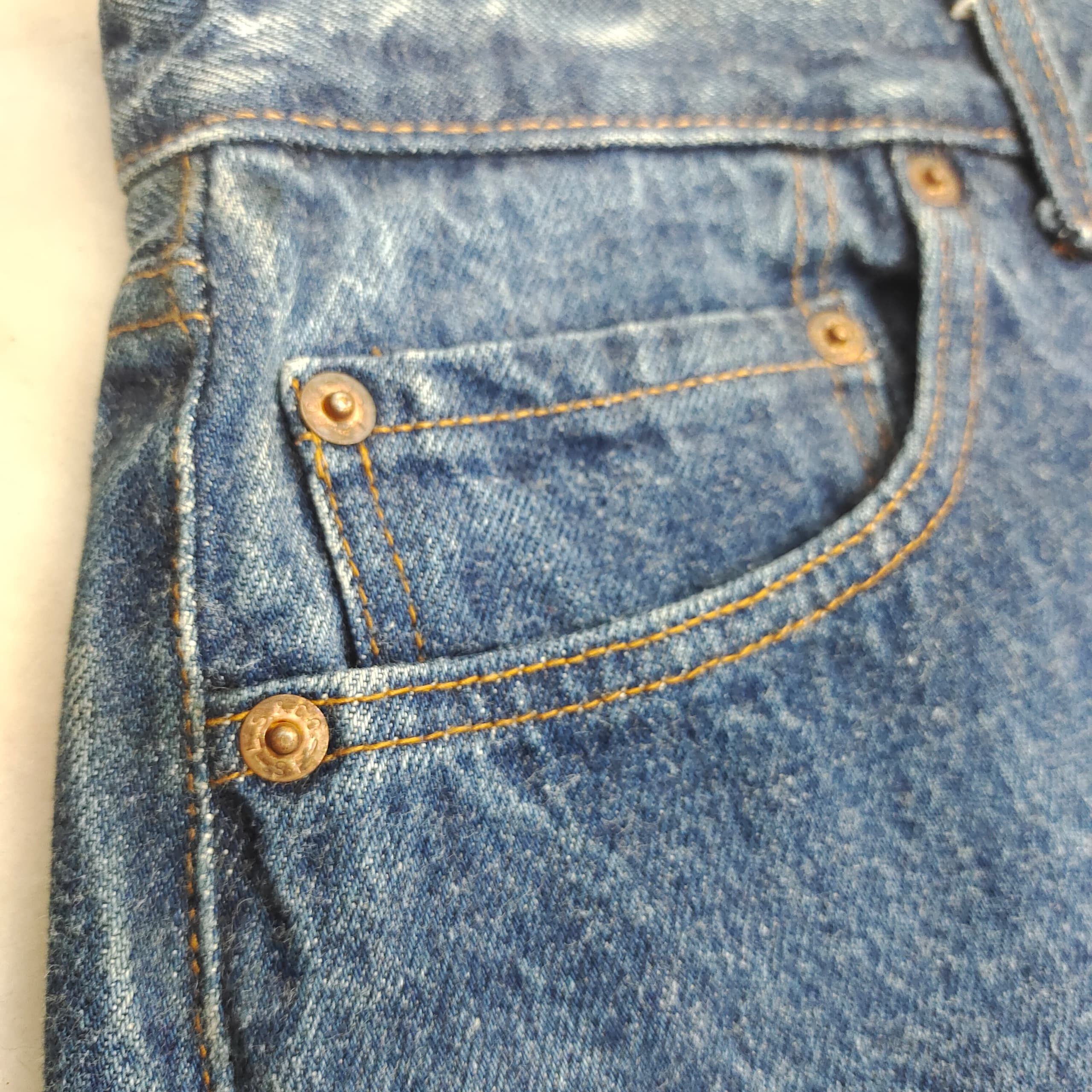 Levi's × Levi's Vintage Clothing VINTAGE LEVIS 501 BLUE CUT OFF SHORTS Size US 31 - 4 Thumbnail