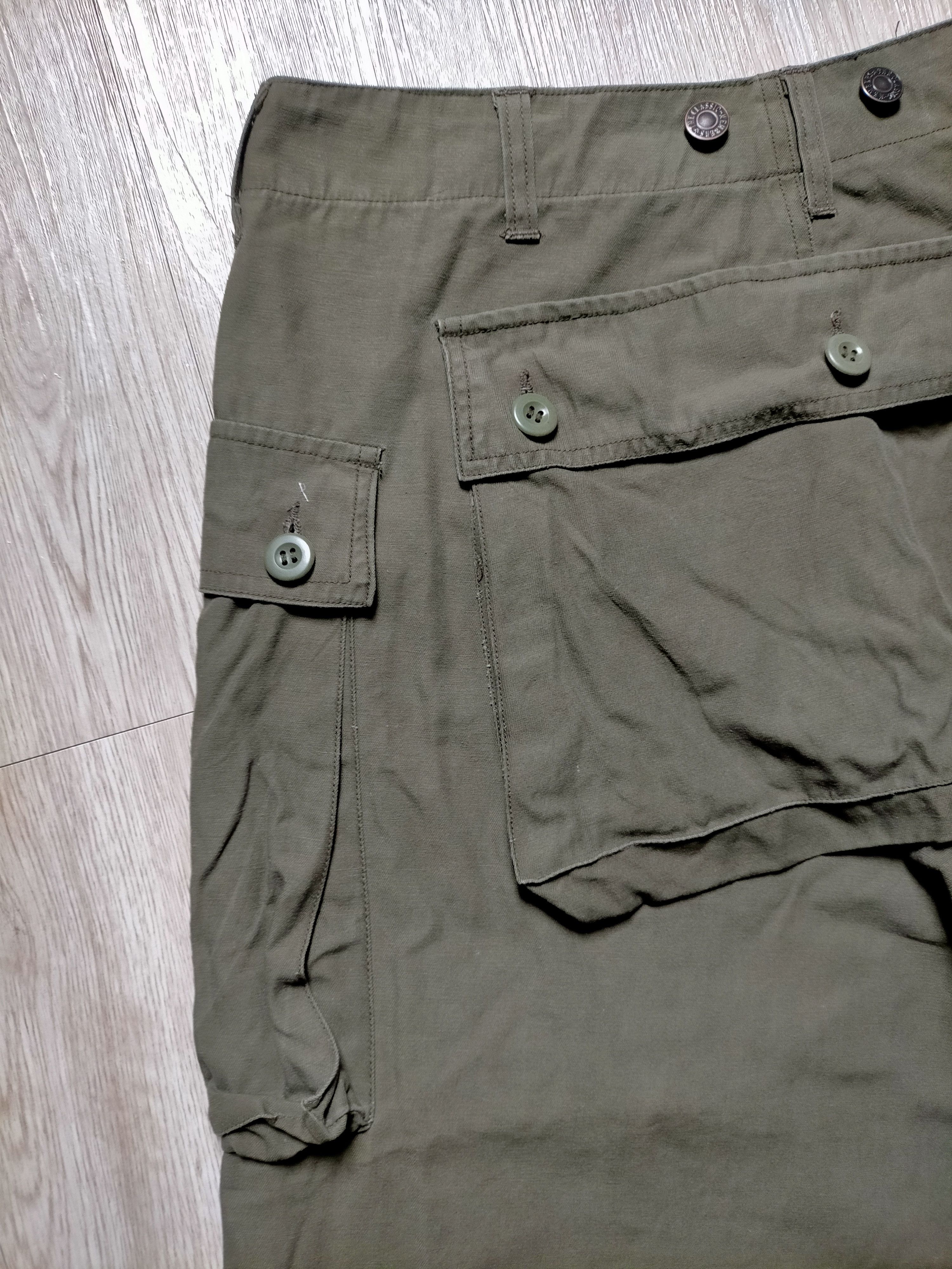 Japanese Brand Army Air Force Green Olive Monkey Pants Size US 31 - 10 Thumbnail