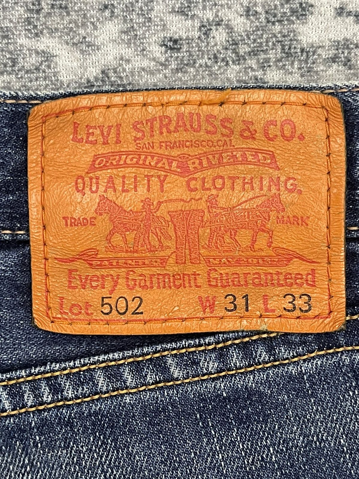 Levi's Vintage 90s Levis 502 Faded Wash Style Loose Jeans Size US 31 - 10 Thumbnail