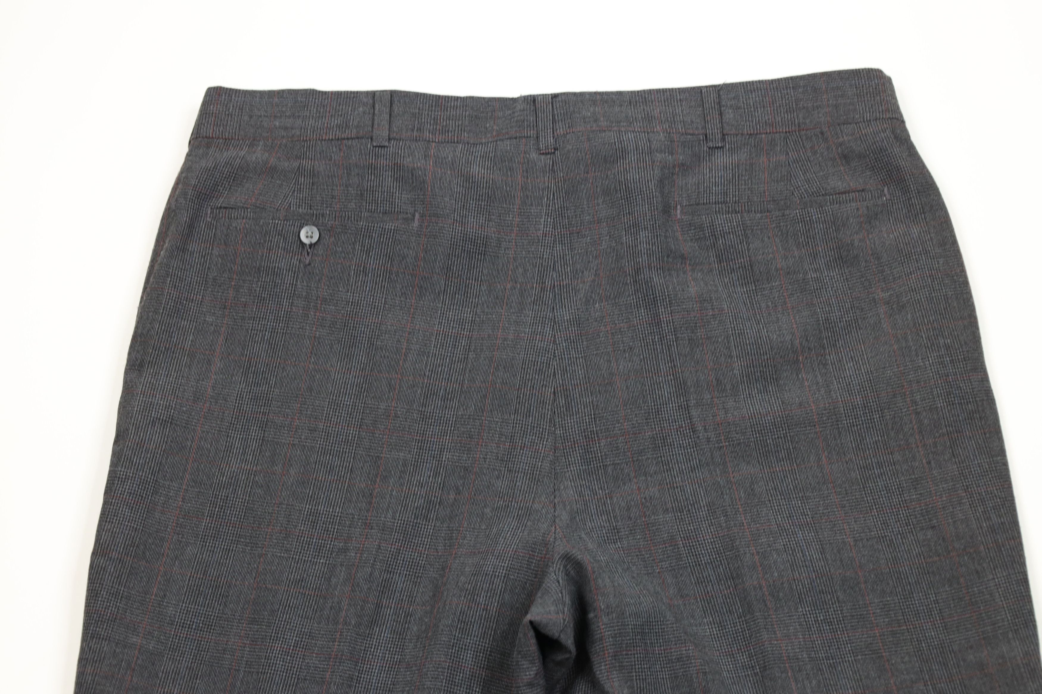 Vintage Vintage 90s Streetwear Blend Wide Leg Chino Pants Plaid USA Size US 36 / EU 52 - 10 Thumbnail