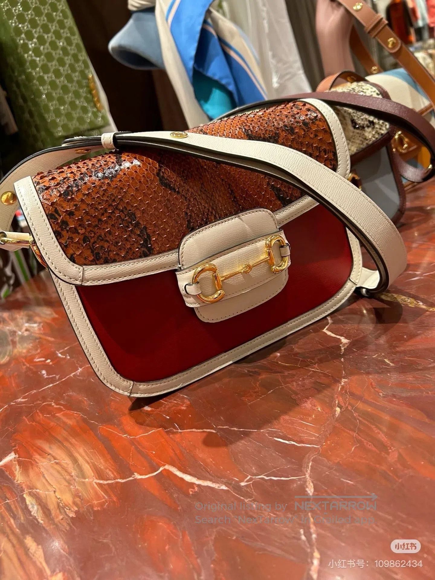 Gucci Gucci Limited 1955 Rare Leather Saddle Bag. Size ONE SIZE - 8 Thumbnail