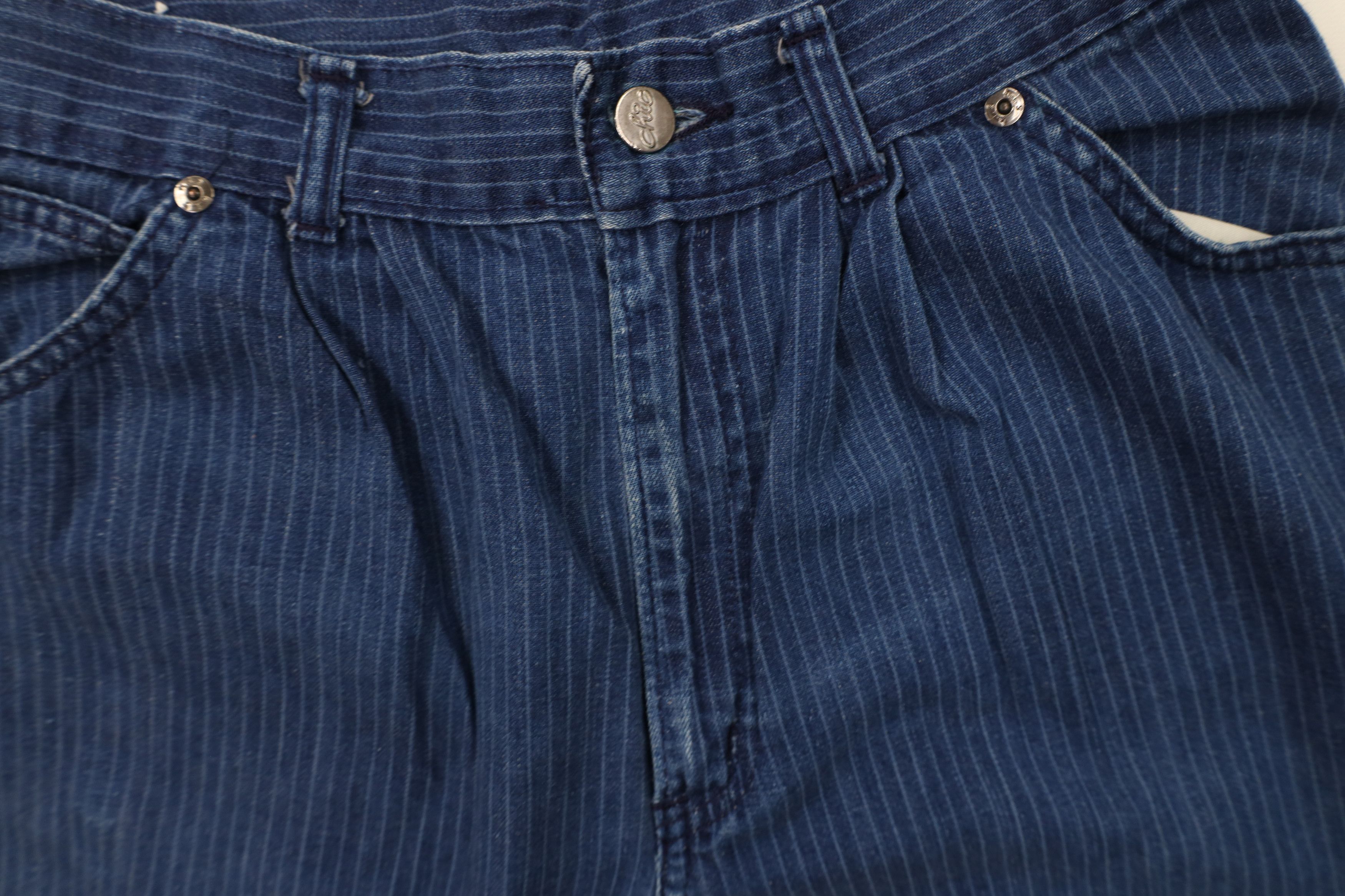 Vintage Vintage 80s 90s Streetwear Striped Straight Leg Jeans USA Size 36" / US 14 / IT 50 - 7 Thumbnail
