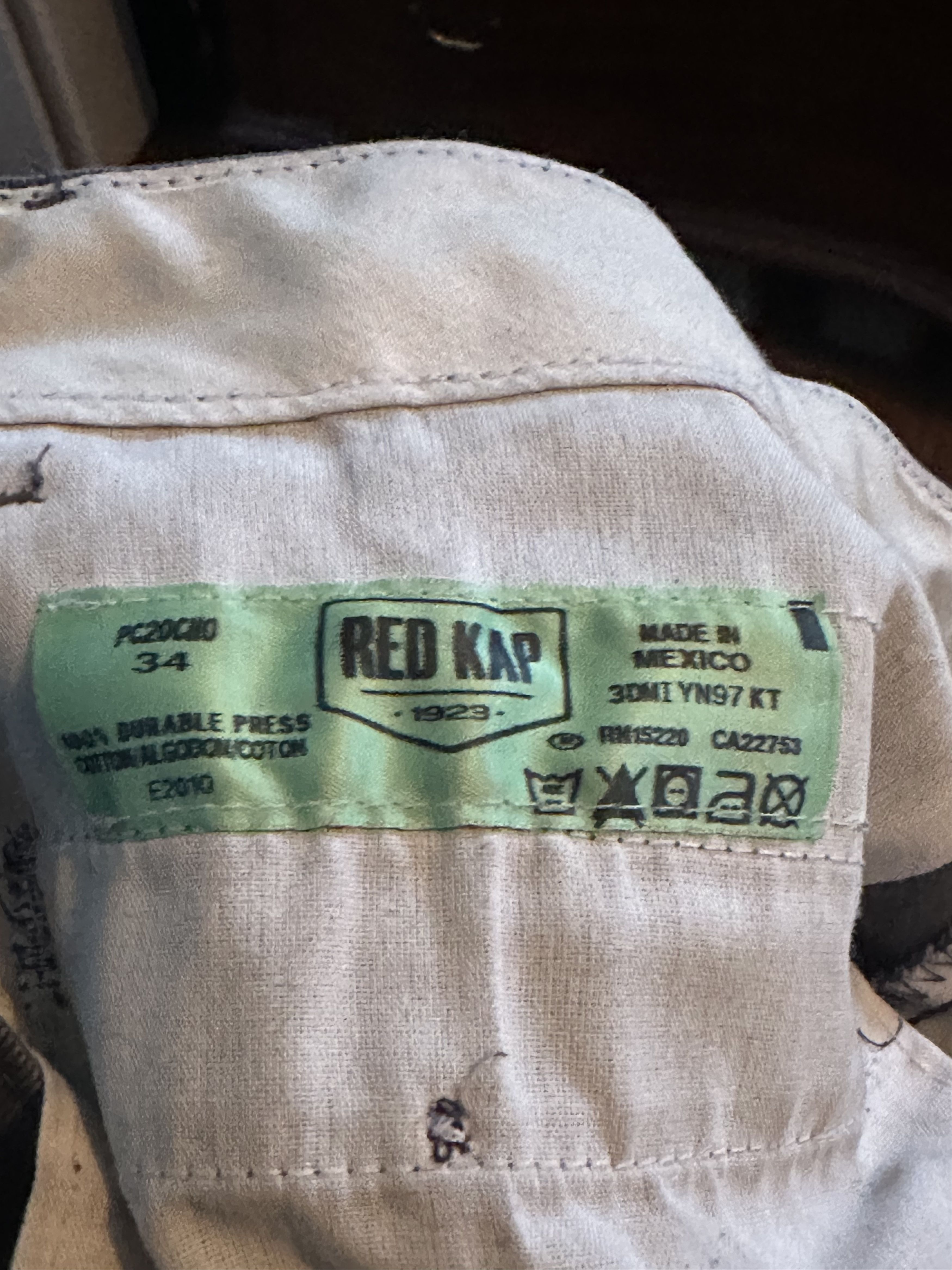Red Kap Thrashed vintage Red Kap distressed mechanic work pants Size US 34 / EU 50 - 4 Thumbnail