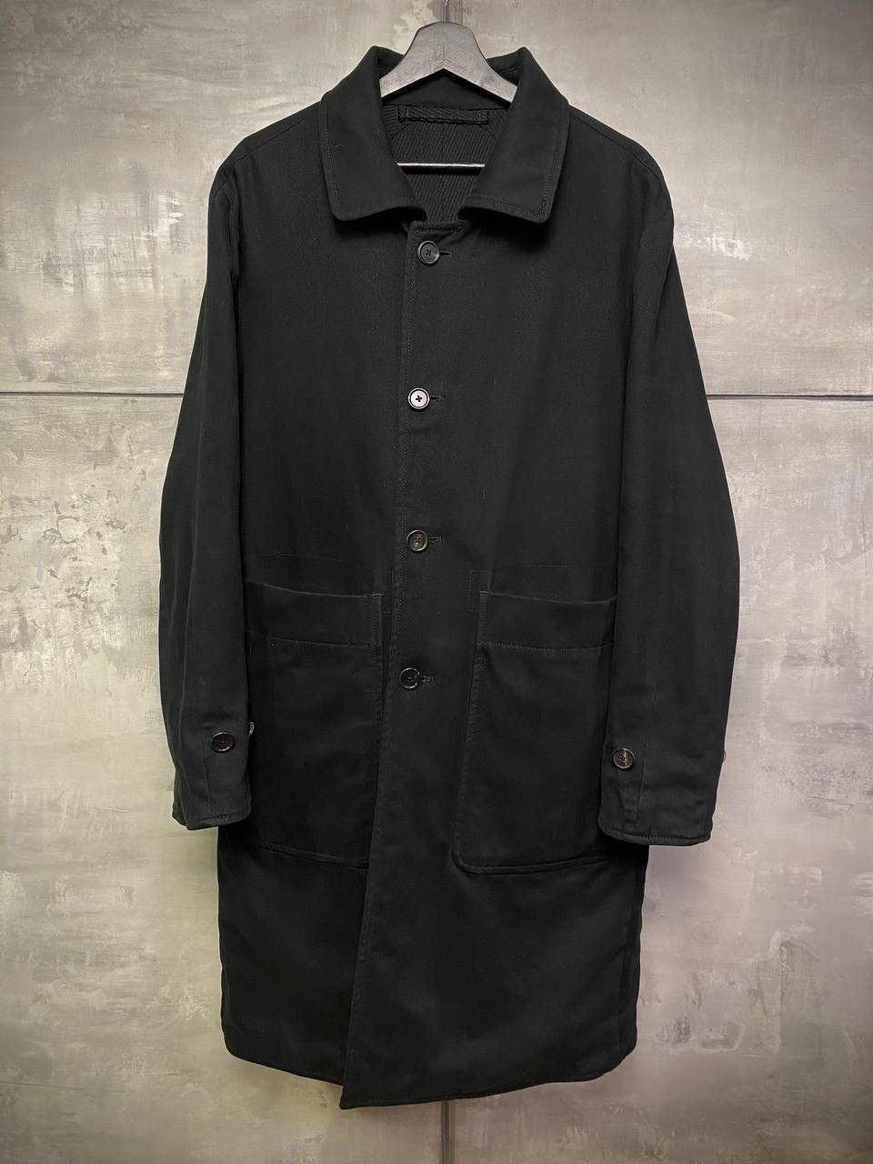 Ann Demeulemeester Wool ribbed reversible coat S-M Size US S / EU 44-46 / 1 - 4 Thumbnail