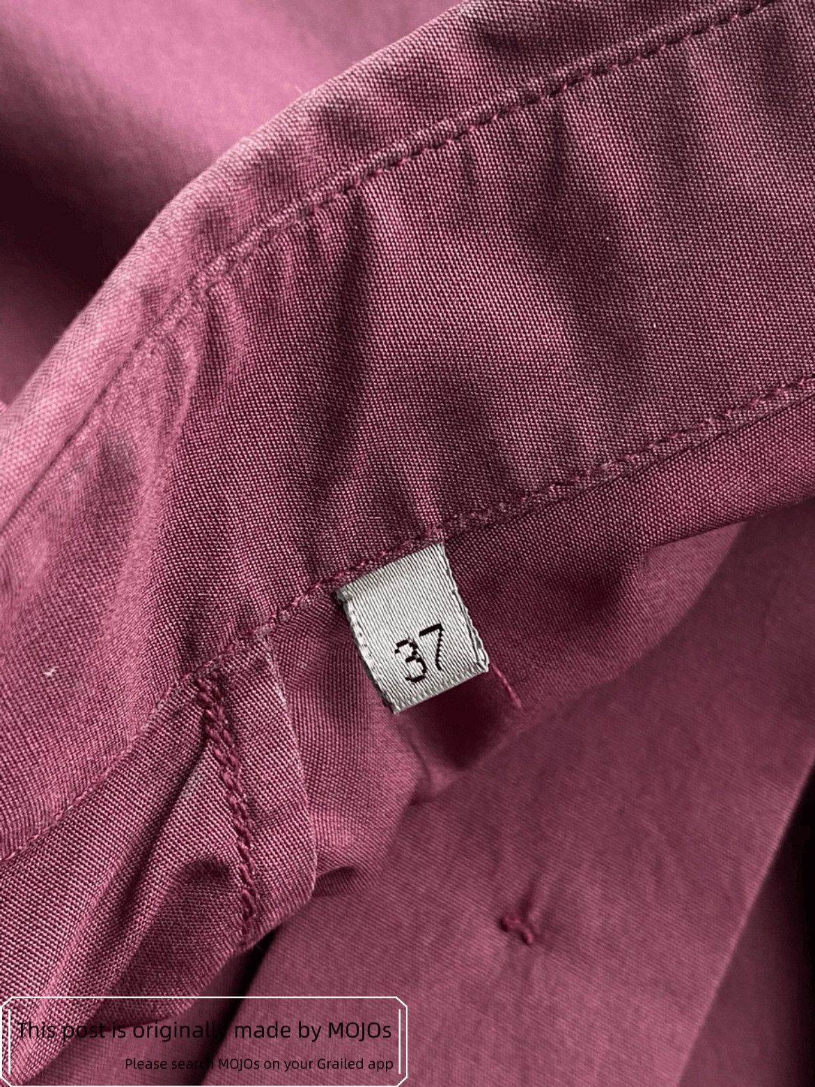 Dior Sz 37 Dior Homme 14SS Red Patches Basic Shirt Mojos9161103 Size US S / EU 44-46 / 1 - 5 Thumbnail