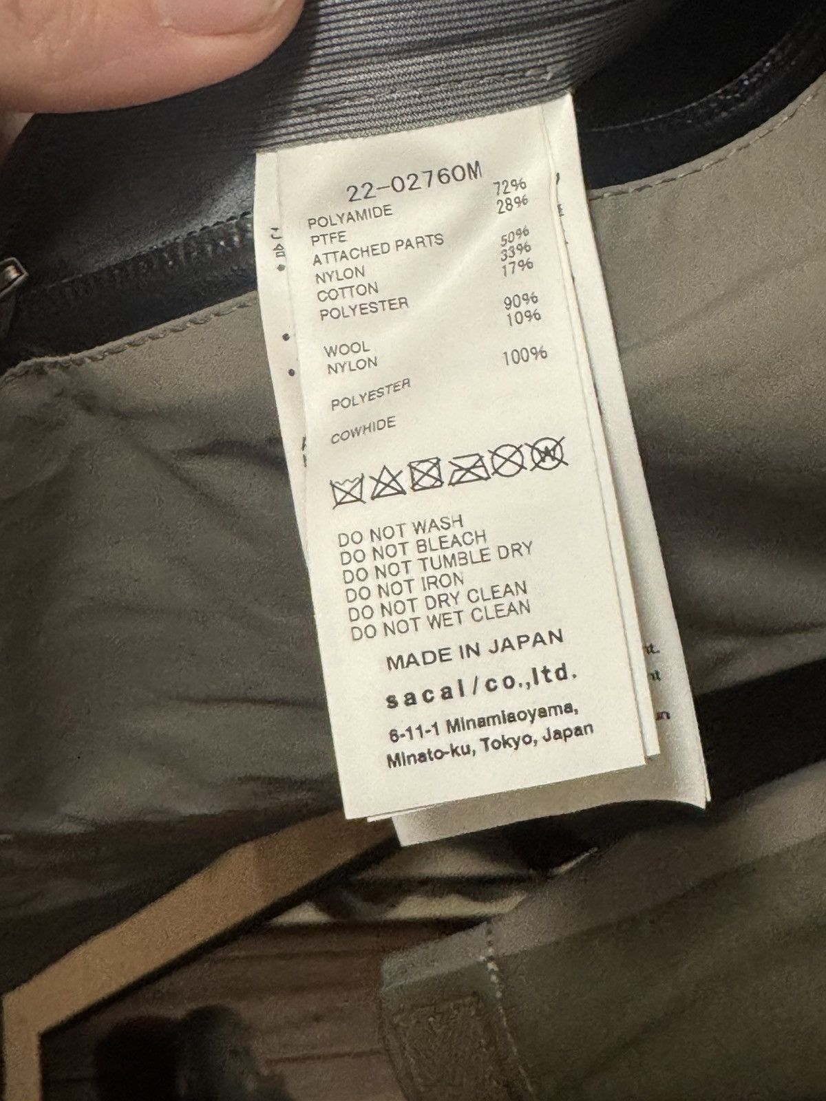 Acronym × Sacai Sac-j2760 trench coat - alpha green SIZE 2/M Size US M / EU 48-50 / 2 - 8 Thumbnail