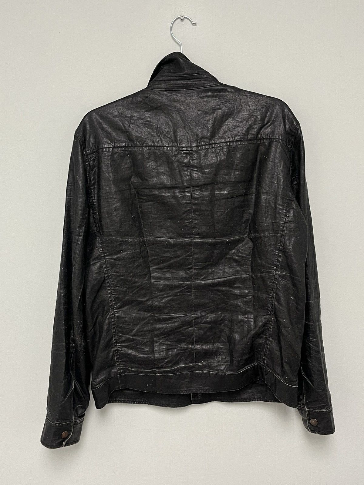 John Varvatos Coated Linen Moto jacket. 36 Size US S / EU 44-46 / 1 - 8 Thumbnail