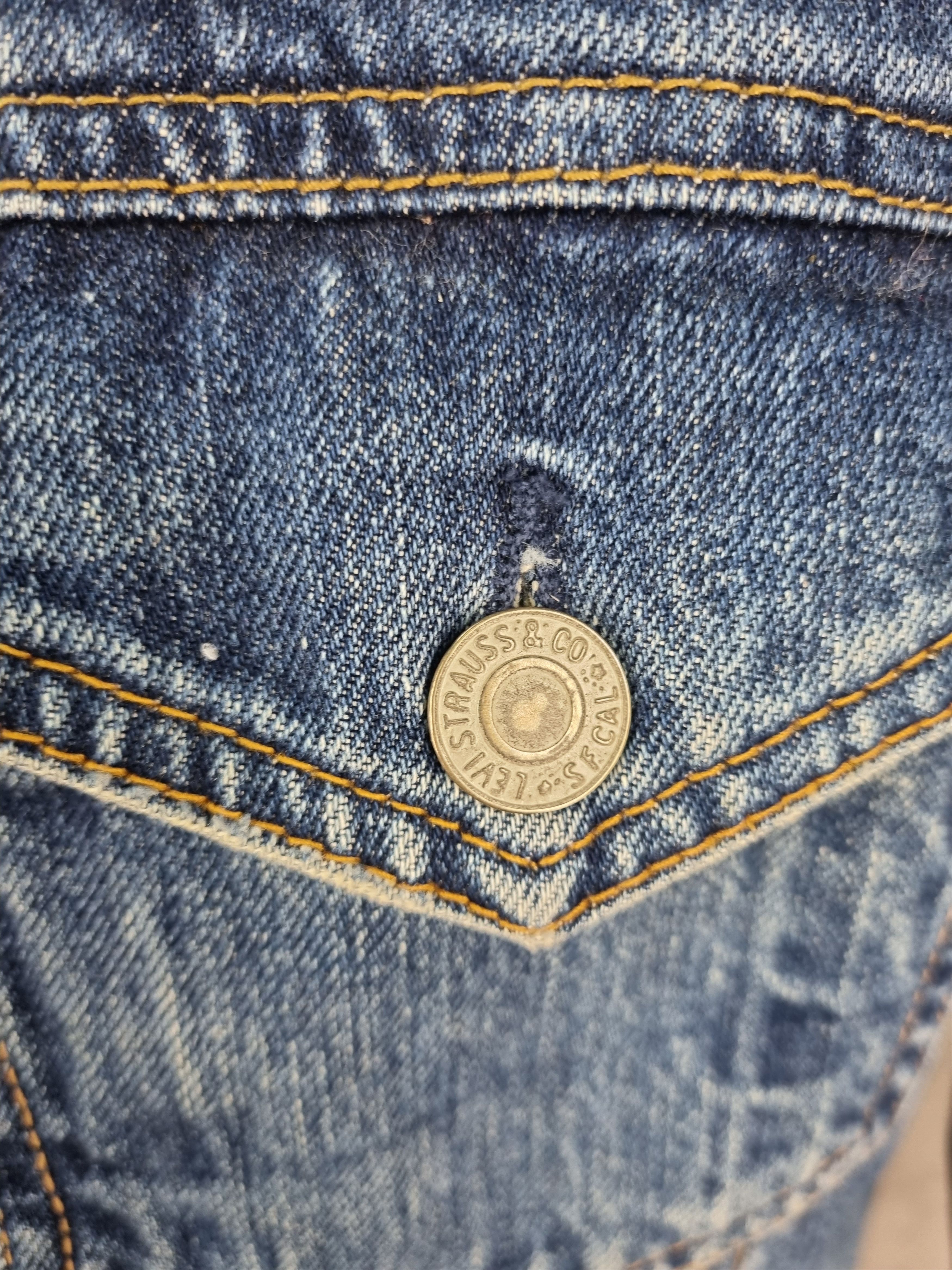 Levi's × Levi's Vintage Clothing × Vintage Distressed Faded Dirty Levi's Plaid Inside Sherpa Collar Size US M / EU 48-50 / 2 - 7 Thumbnail