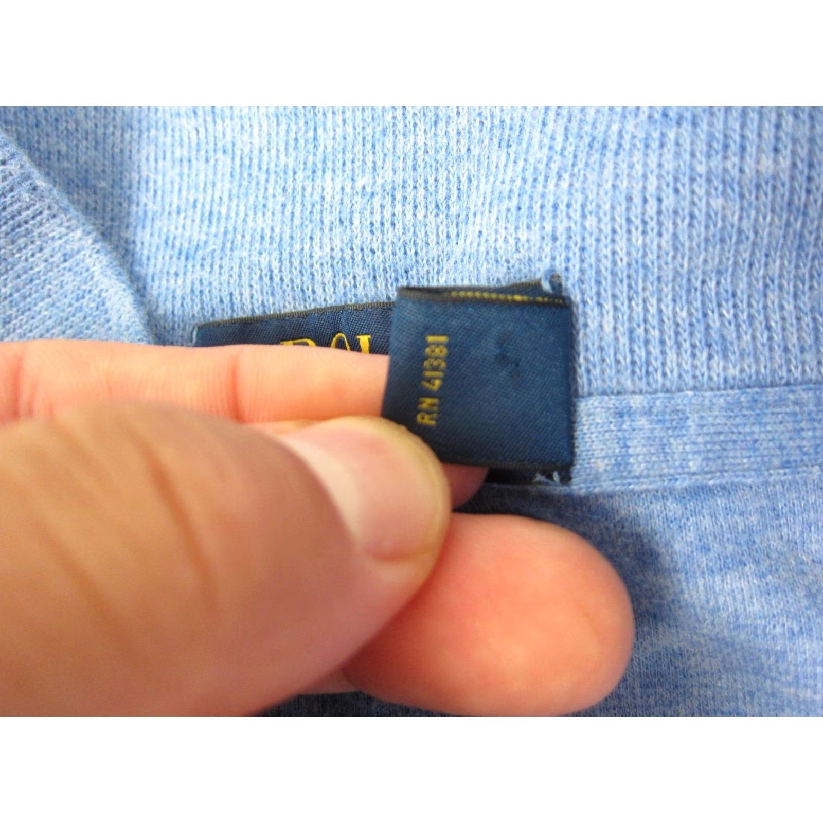 Polo Ralph Lauren Polo Ralph Lauren Sweatshirt Mens XL Blue Flesh Pony Estate Rib Soft 90s Size US XL / EU 56 / 4 - 6 Thumbnail