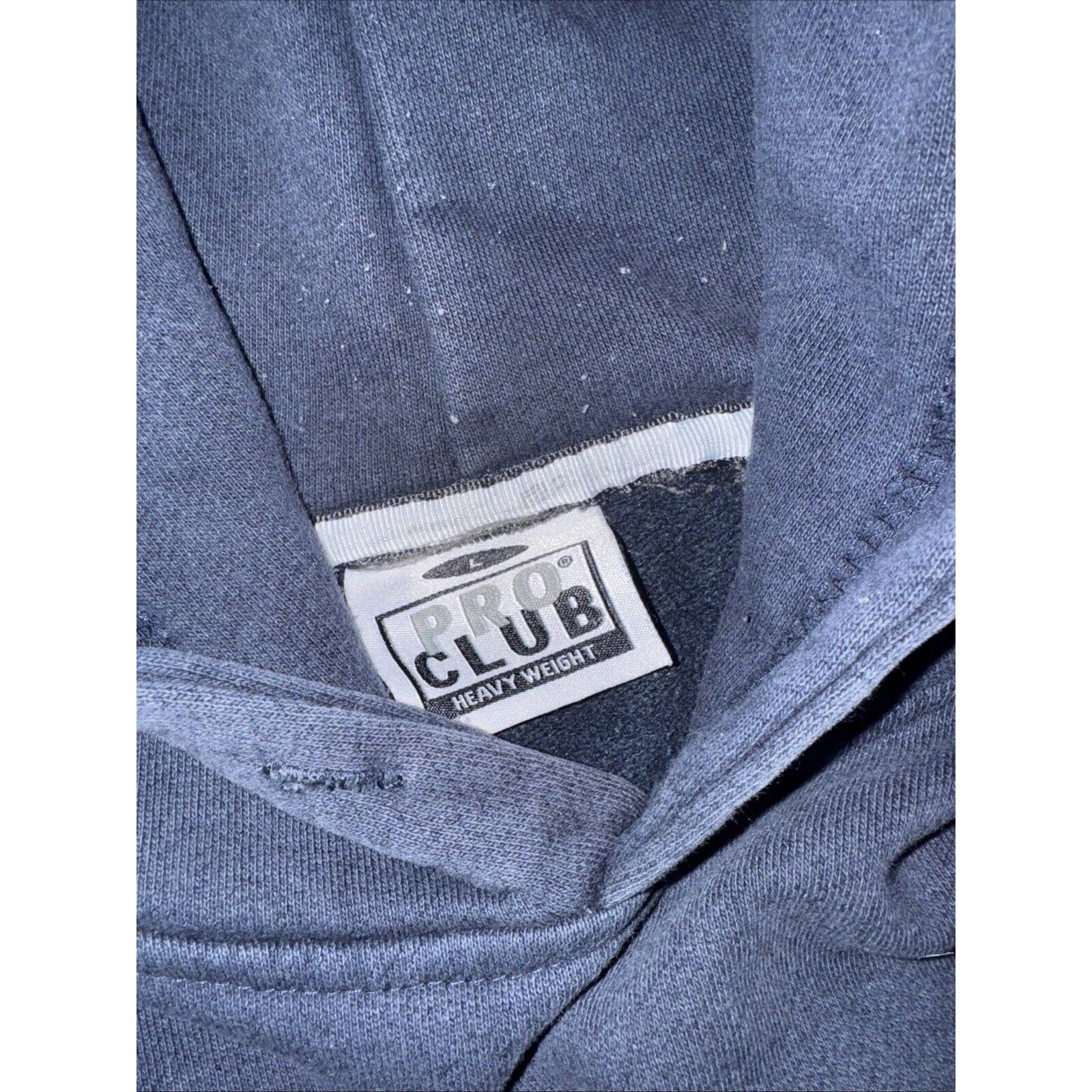 Japanese Brand Pro Club Hoodie Washed Black Large Heavy Weight 25x28 Size US L / EU 52-54 / 3 - 4 Thumbnail