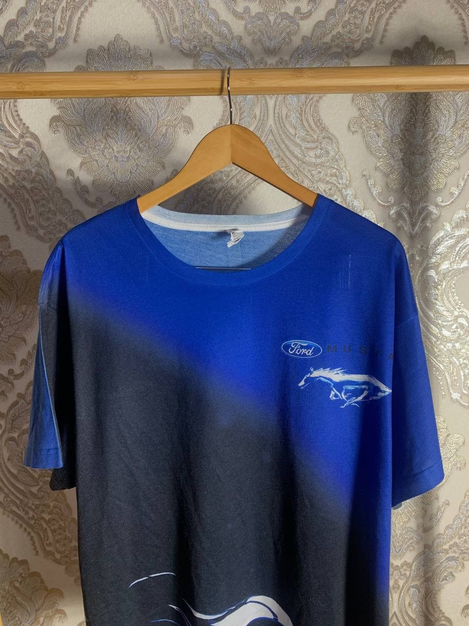 Ford × Vintage VERY RARE FORD MUSTANG NASCAR RACING SPORT CAR MADE IN USA Size US XL / EU 56 / 4 - 2 Thumbnail