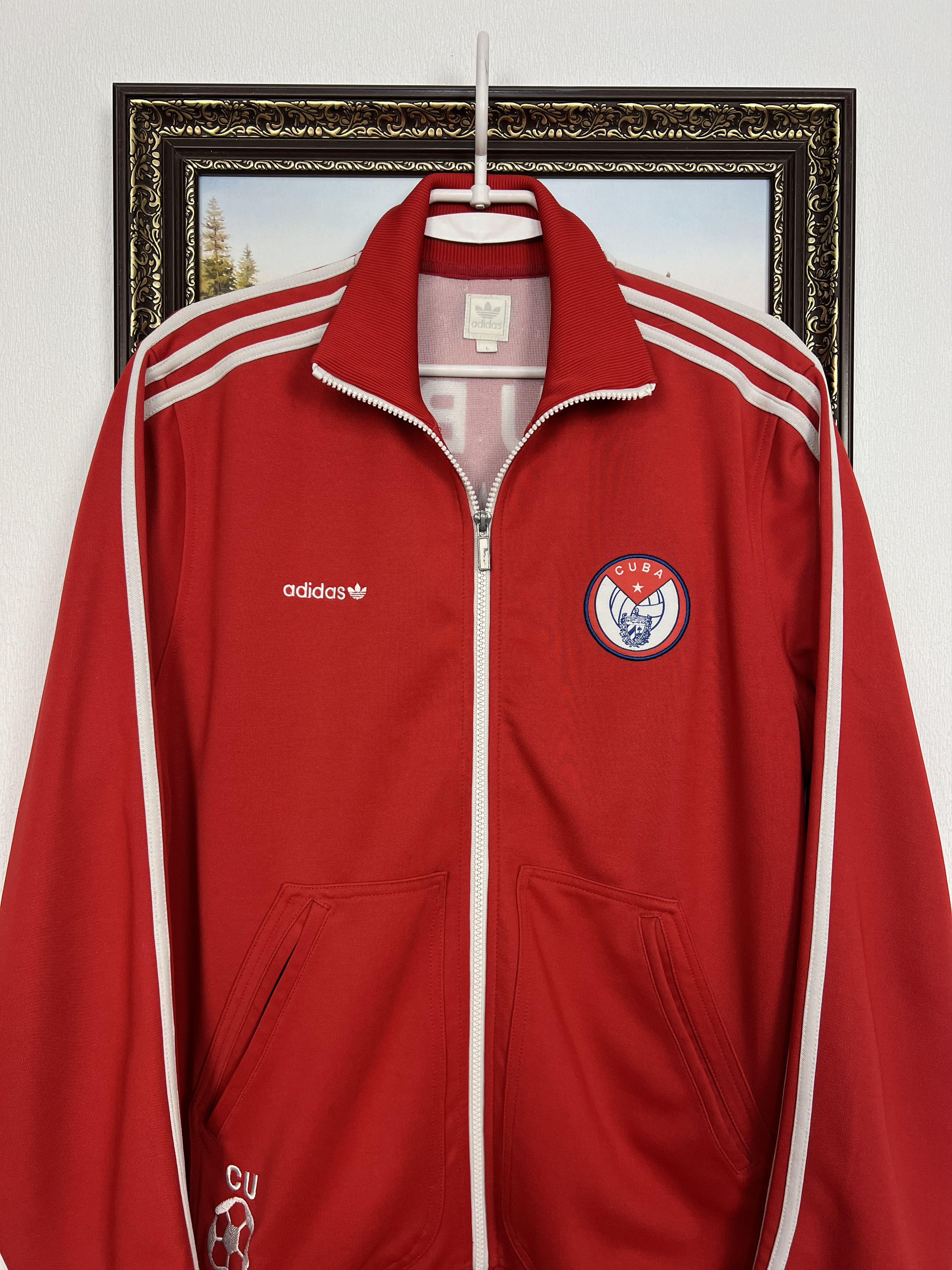 Adidas Rare Adidas Cuba Football Jacket Soccer Track Top National Size US L / EU 52-54 / 3 - 2 Thumbnail