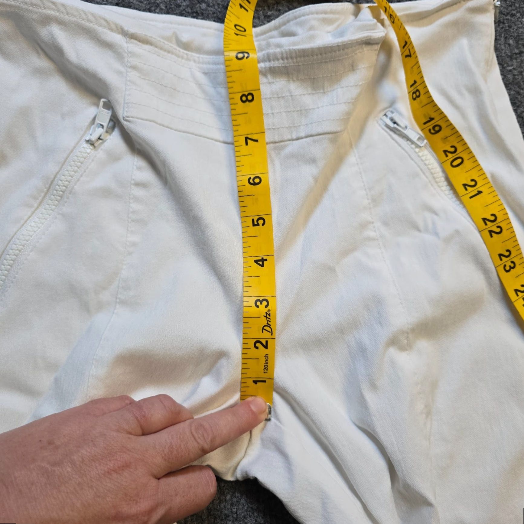 Joseph Ribkoff Joseph Ribkoff Pants Womens Size 8 White Stretch Flare Pockets Casual Capsule Holiday Summer Capsule Size 30" / US 8 / IT 44 - 7 Thumbnail