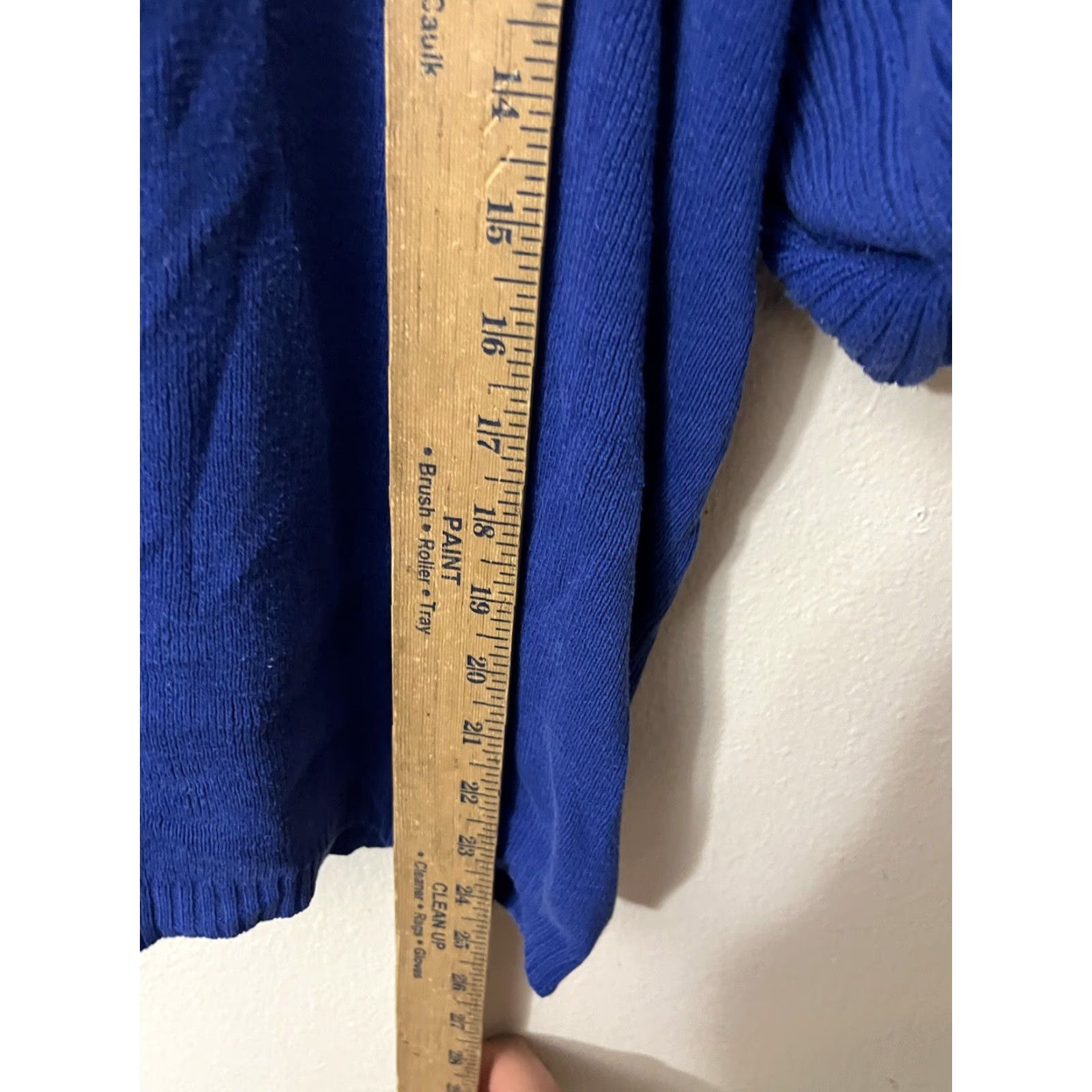 Kenneth Cole Kenneth Cole Womens Blue Cowl Neck Knit Top Medium Size Pullover Sweater Size M / US 6-8 / IT 42-44 - 4 Thumbnail