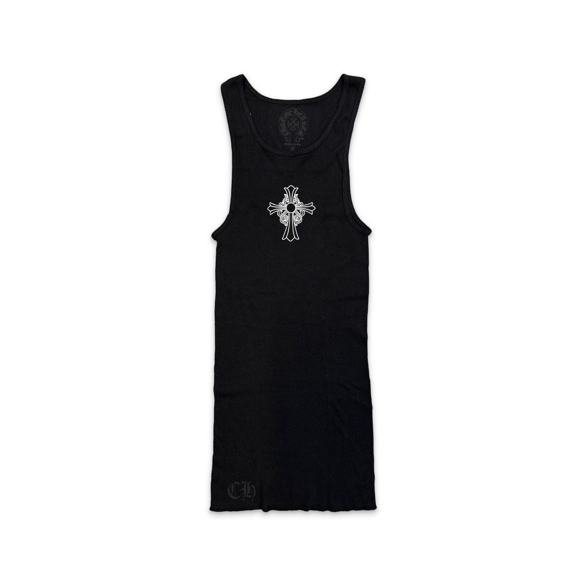 トップス 90s Chrome Hearts Rhinestone Camisole Chrome Hearts Swarovski Rhinestone Tank Top “F you” Vintage