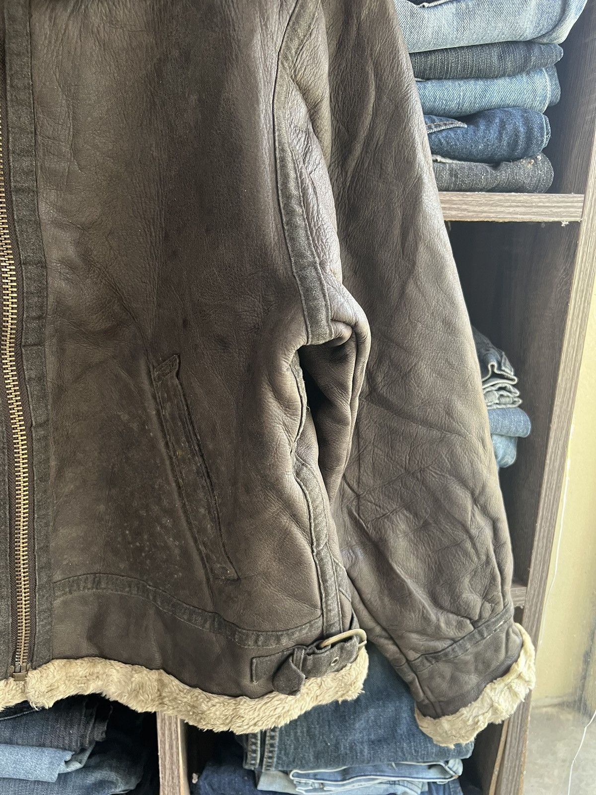Other 🔥Vintage Redskins B-2 Shearling Jacket Size US S / EU 44-46 / 1 - 8 Thumbnail