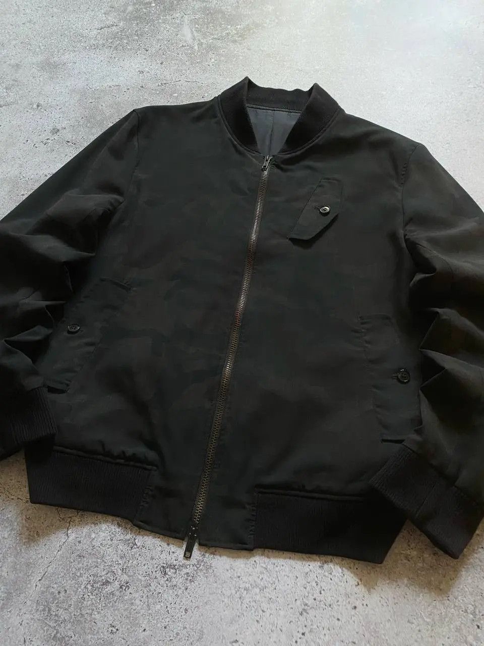 Japanese Brand DRAWING NUMBERS [0123456789] CAMO WOOL BOMBER JACKET Size US M / EU 48-50 / 2 - 12 Thumbnail