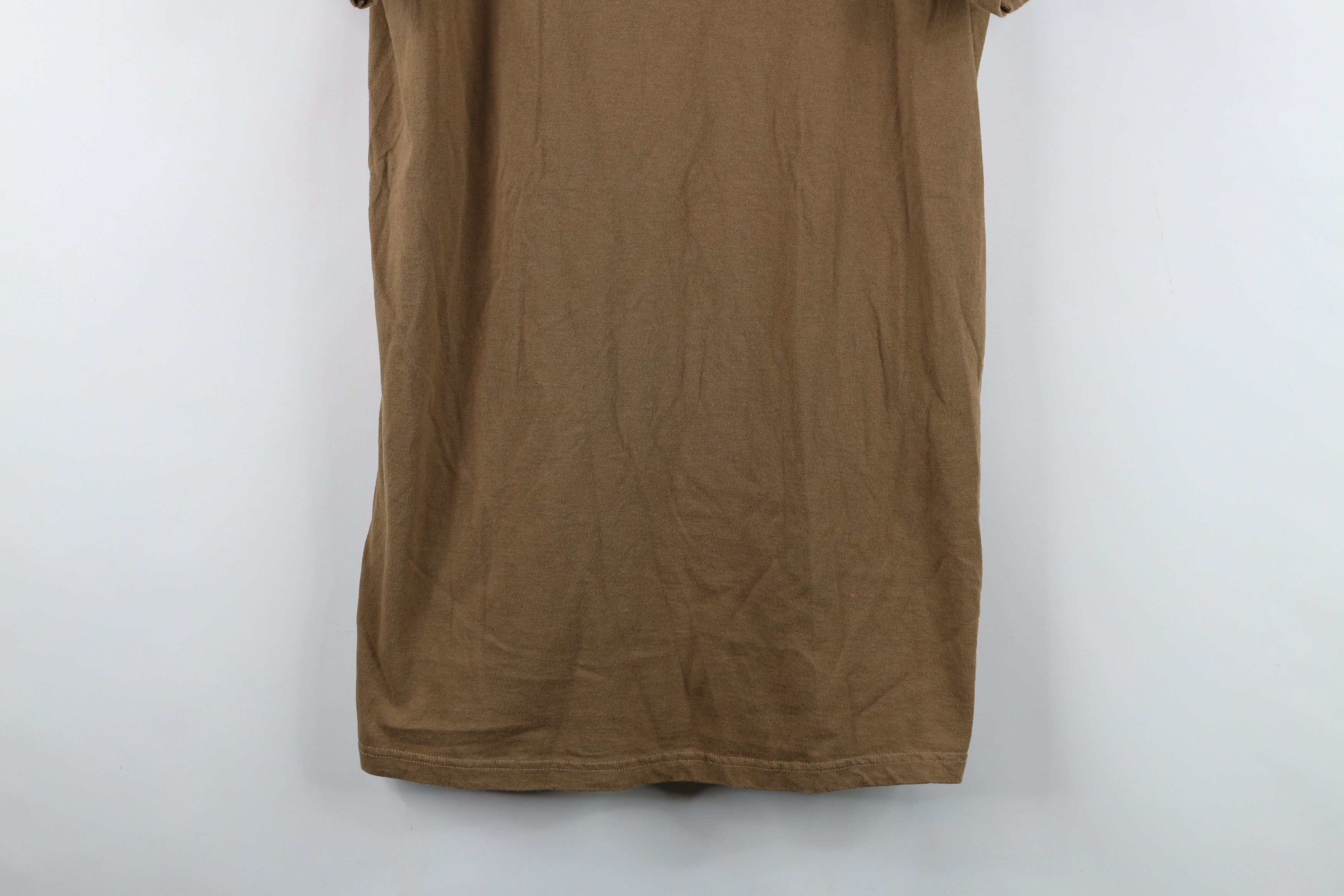 Vintage Vintage 90s Streetwear Blank Short Sleeve T-Shirt Cotton USA Size US L / EU 52-54 / 3 - 3 Thumbnail