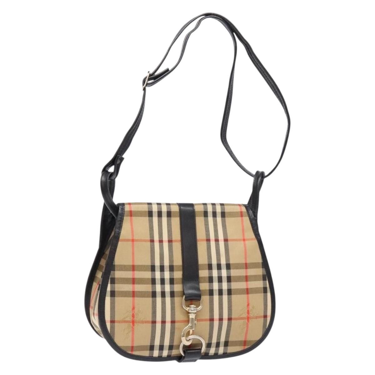 Burberry Burberry Flap Shoulder Bag Nova Check Coated Canvas Size ONE SIZE - 1 Thumbnail