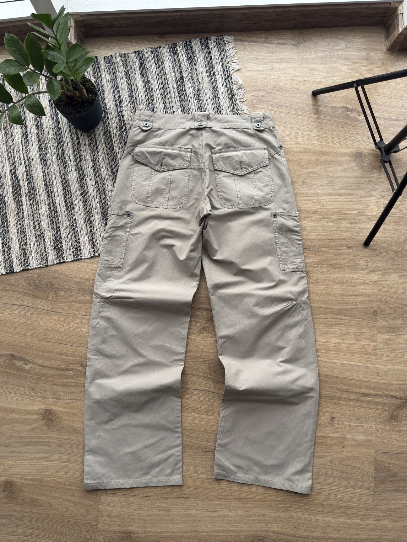 Dolce & Gabbana Vintage Dolce&Gabbana Multi pocket Cargo Y2K Beige Pants Men Size US 32 / EU 48 - 17 Thumbnail