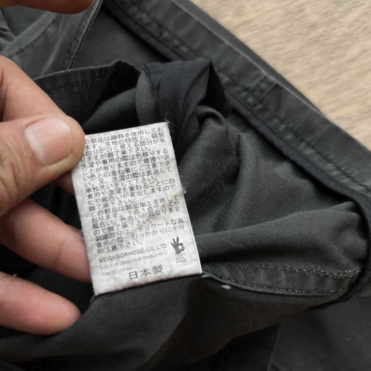 Japanese Brand × Junya Watanabe × Wtaps WTAPS BLAZER BLACK UPARMORED WASHED VINTAGE 2000s Size 36S - 7 Thumbnail