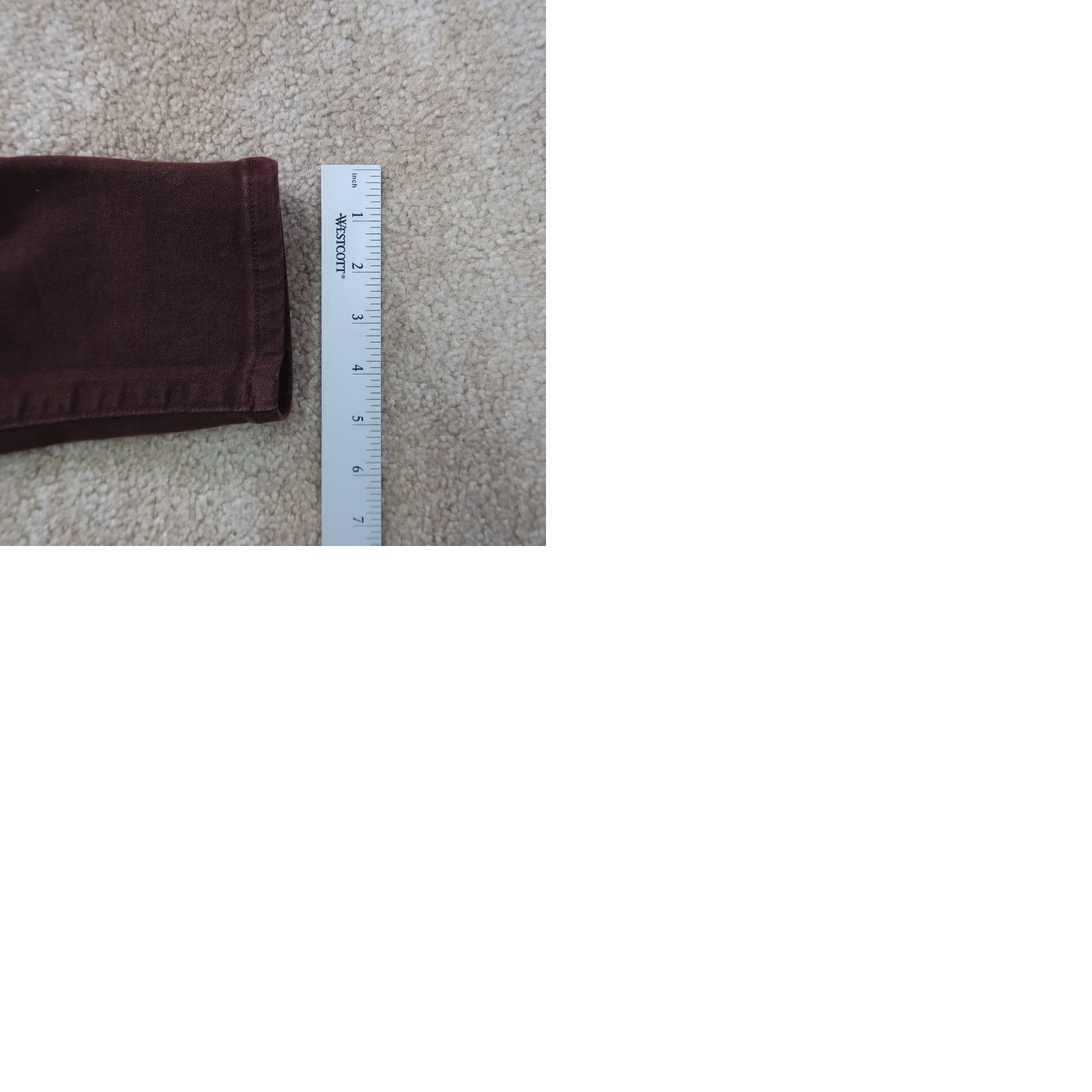 Express Express Jeans Skinny 30x30 Red Denim Stretch Slim 5-Pocket Mens Cotton Blend Size US 30 / EU 46 - 9 Thumbnail