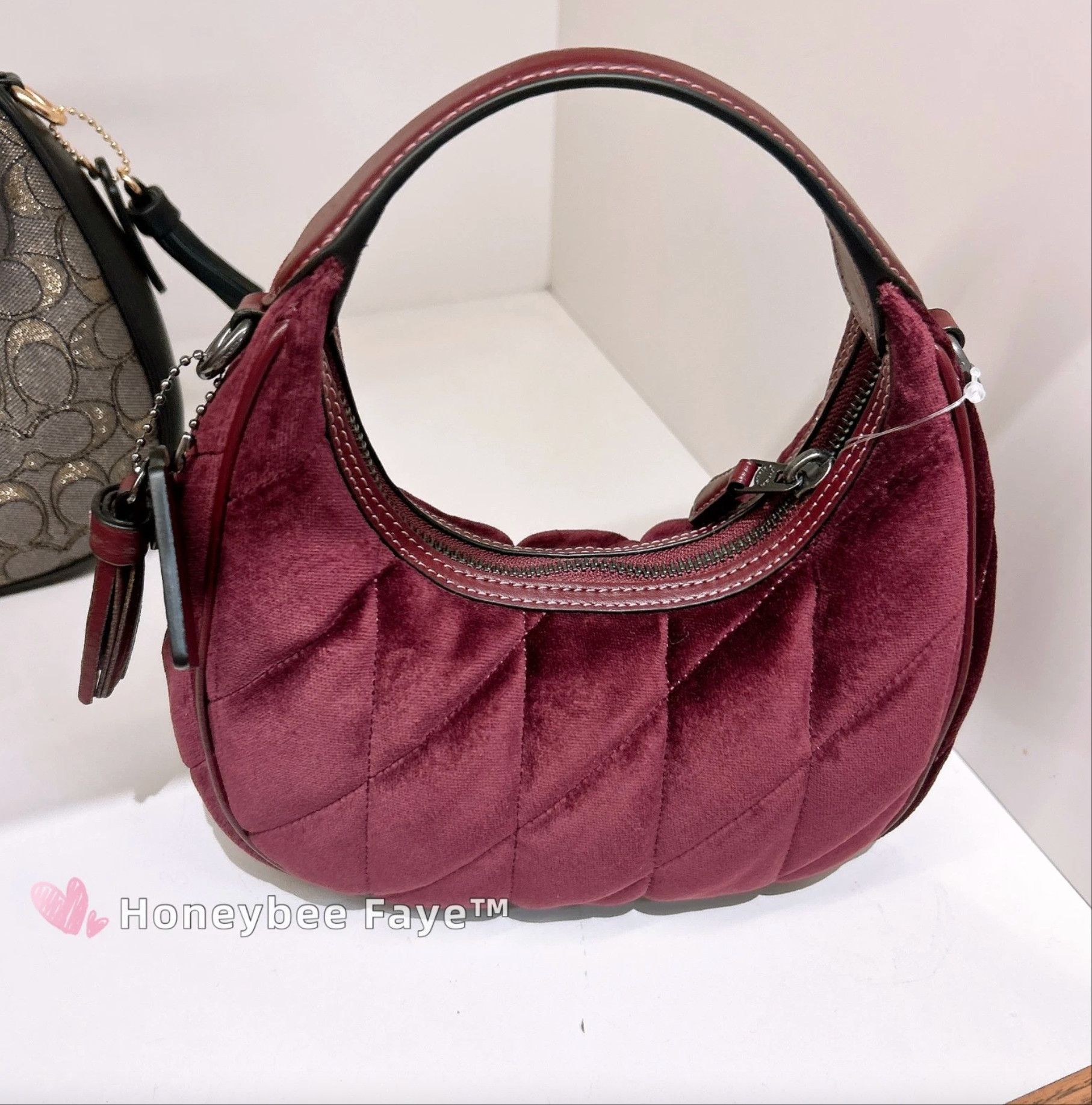 Coach Carmen Mini Crossbody Bag In Organic Cotton With Quilting Size ONE SIZE - 2 Thumbnail
