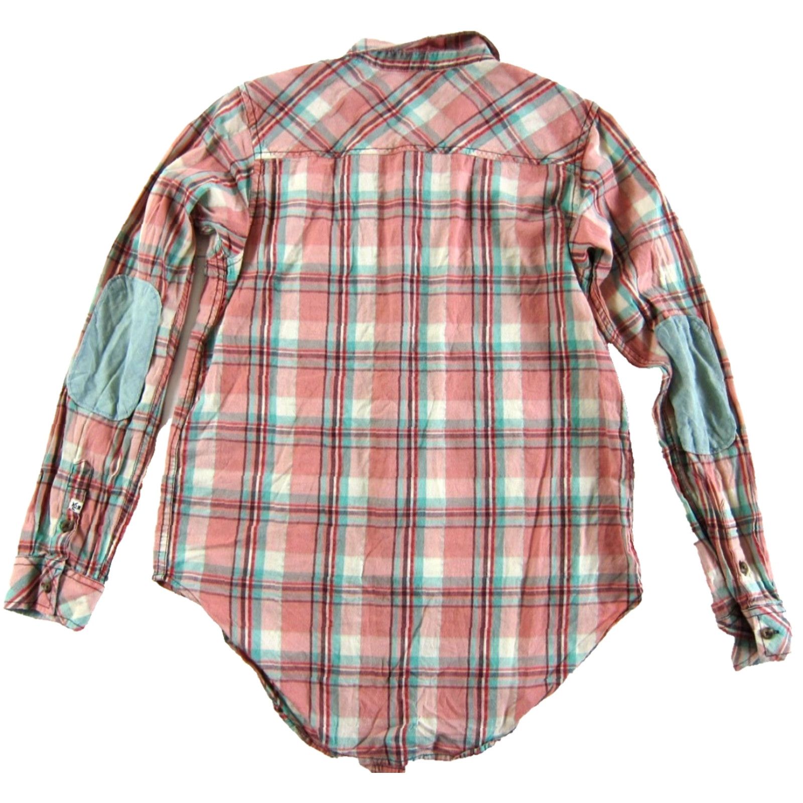 KAVU KAVU 100% Cotton Pink Blue Plaid Long Sleeve Collared Button Down Shirt Women S Size S / US 4 / IT 40 - 2 Thumbnail