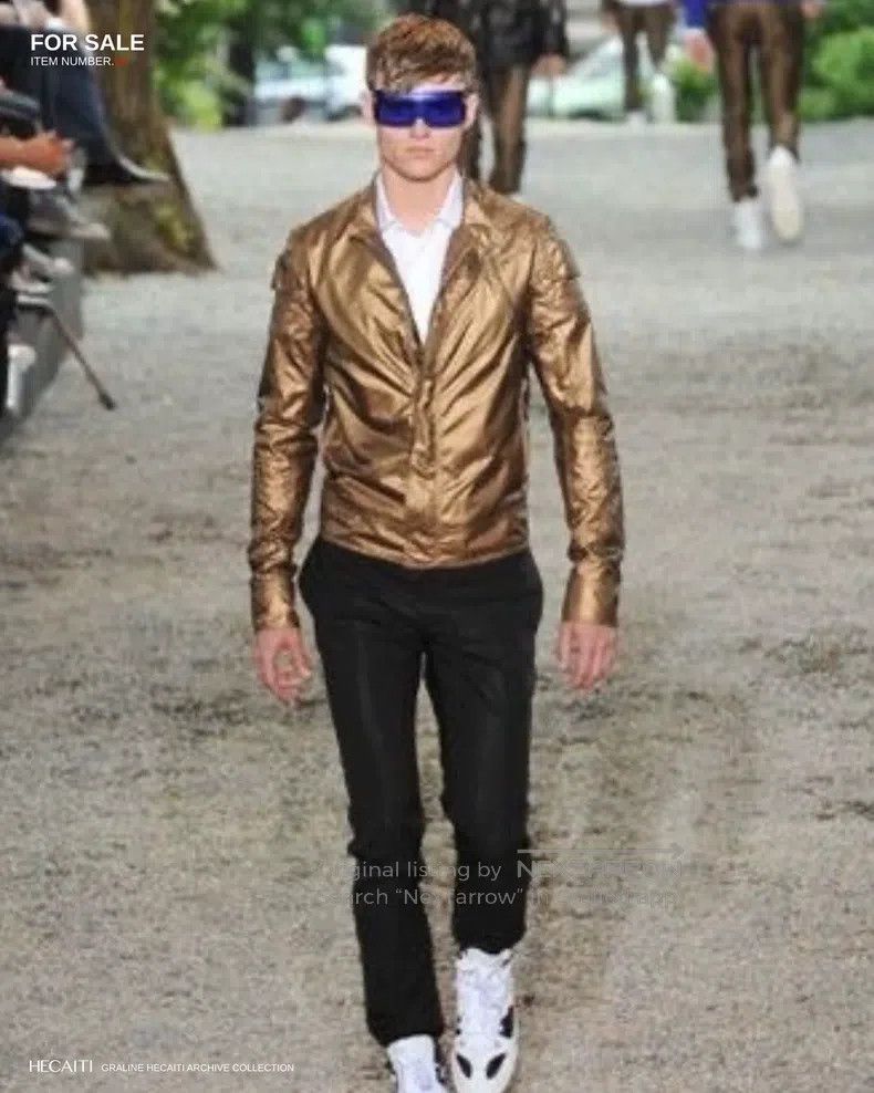 Dior Dior Gilt Knight Armor Deconstructed Tech Fabric Windbreak Size US S / EU 44-46 / 1 - 2 Thumbnail