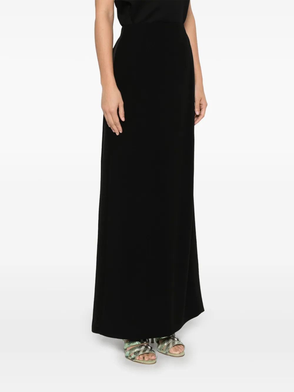 Fendi o1s1wg110226 Maxi Skirt in Black Size 25" / US 0 / IT 36 - 1 Thumbnail
