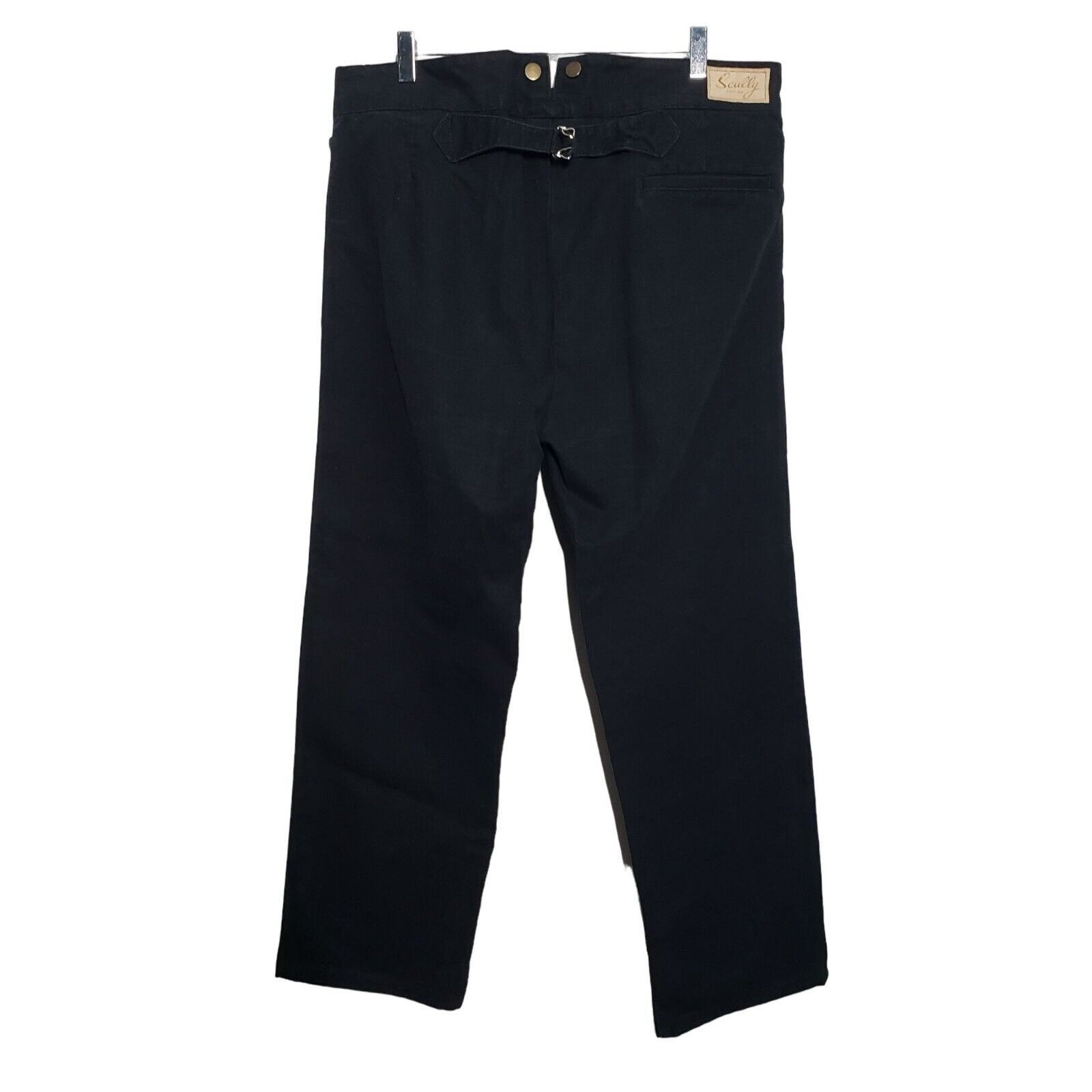 Designer Scully Rangewear Canvas Pants Mens Size 38 Black Button Fly Size US 38 / EU 54 - 6 Thumbnail
