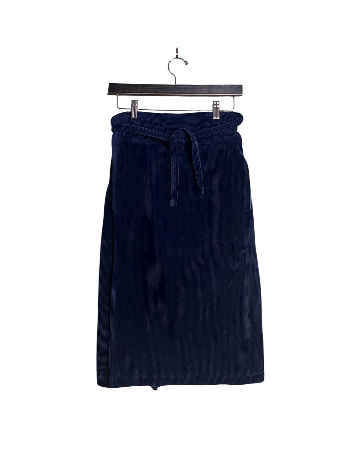Comme des Garcons Vintage Comme des Garçons Corduroy Wrap Skirt Pleated Size 30" / US 8 / IT 44 - 1 Thumbnail