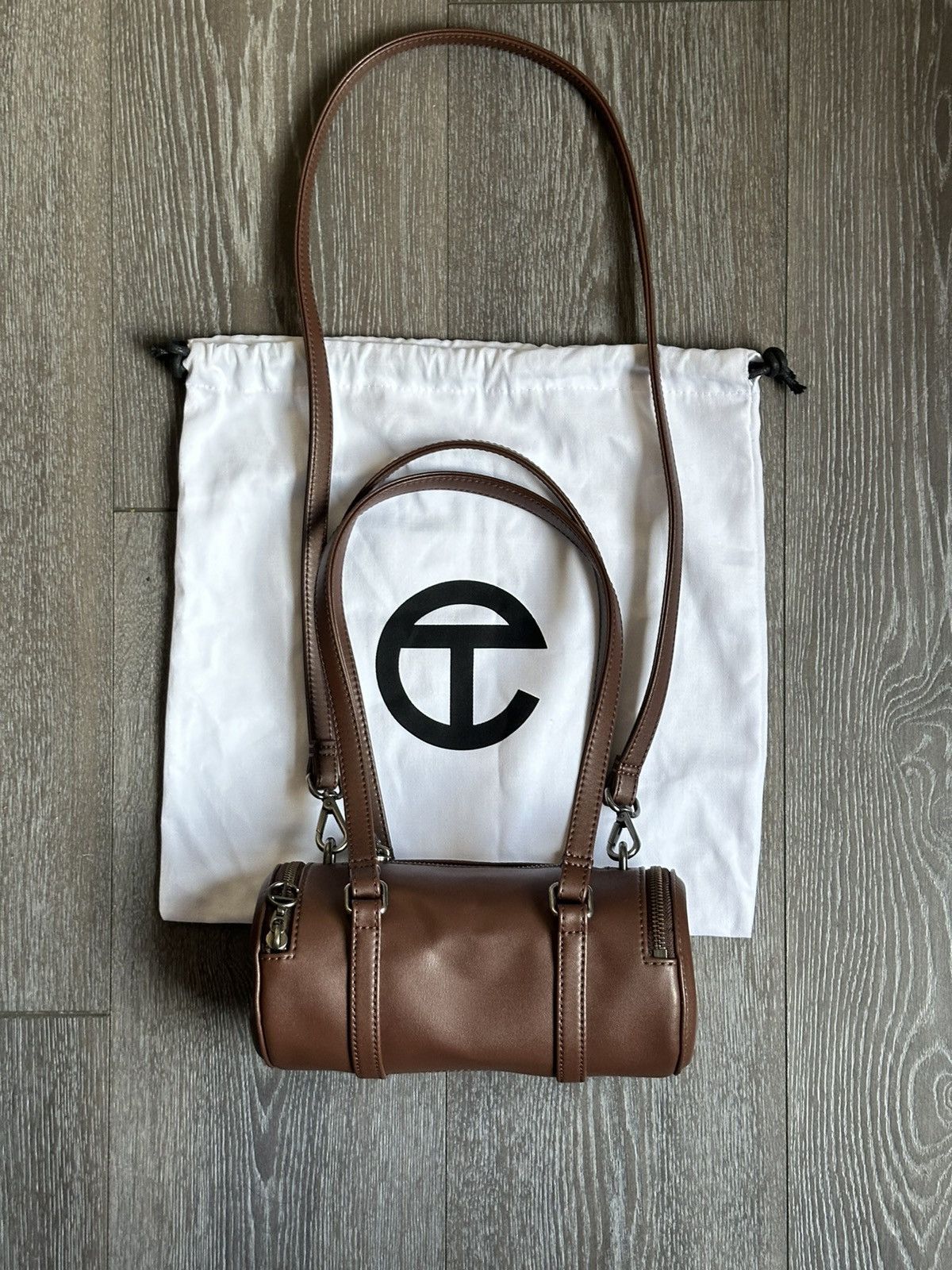 Telfar Telfar Small Brown Duffle Bag Size ONE SIZE - 2 Thumbnail