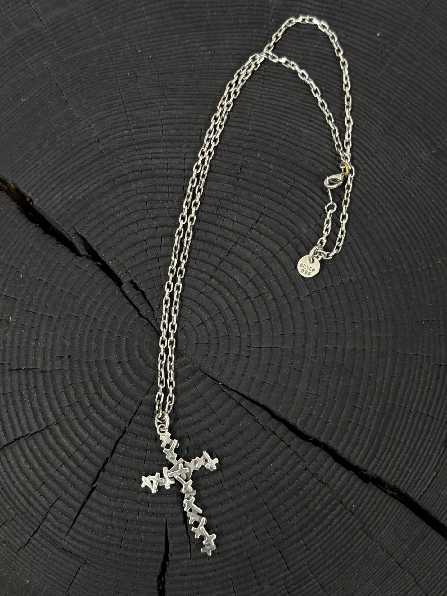 Undercover UNDERCOVER Silver Cross Necklace Size ONE SIZE - 1 Thumbnail