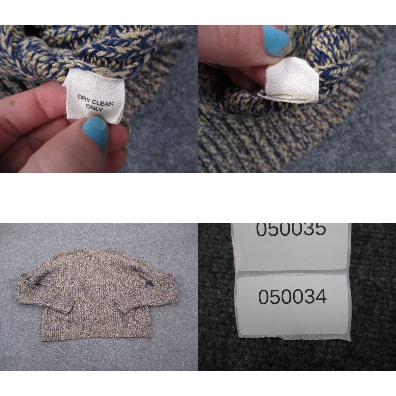 J.Crew VINTAGE J.CREW Sweater Mens L Gray Oarsman Pullover Ribbed Soft Preppy Crew Neck Knit Pullover Casual All Seasons Lightweight 90s Mens Size US L / EU 52-54 / 3 - 8 Thumbnail