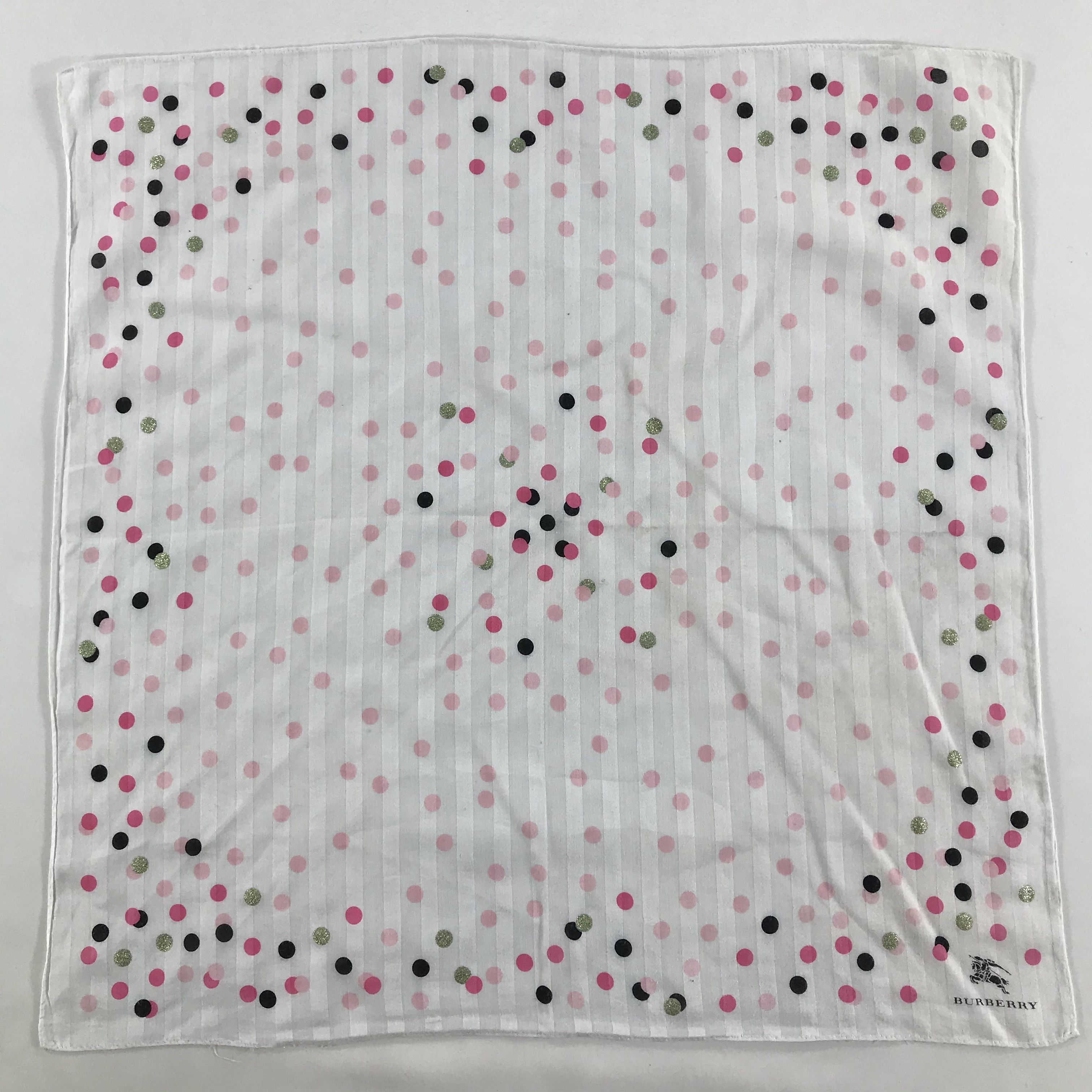 Burberry × Vintage Burberry Bandana / Handkerchief / Neckerchief - S1714 Size ONE SIZE - 1 Thumbnail