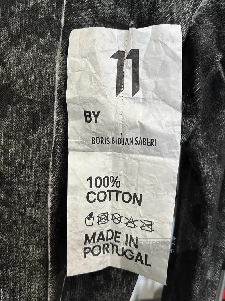 Boris Bidjan Saberi Boris Bidjan Saberi Dyed vintage crewneck sweatshirt| Size US S / EU 44-46 / 1 - 7 Thumbnail