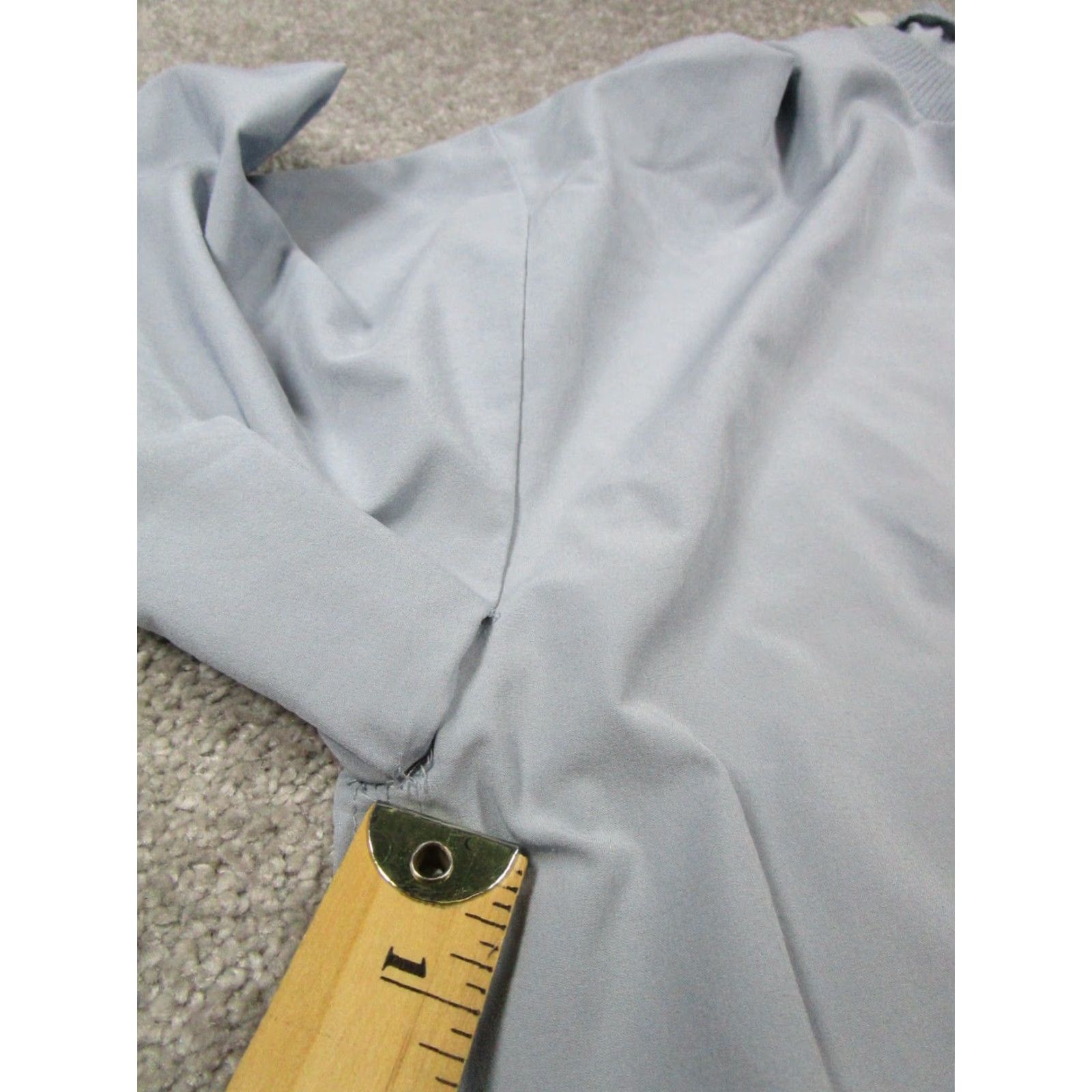 Athleta Athleta Shirt Womens M Blue Yoga Pullover - Casual, Activewear, Short Sleeve, Round Neck, Pullover, Regular Fit, Blue, Size M / US 6-8 / IT 42-44 - 7 Thumbnail