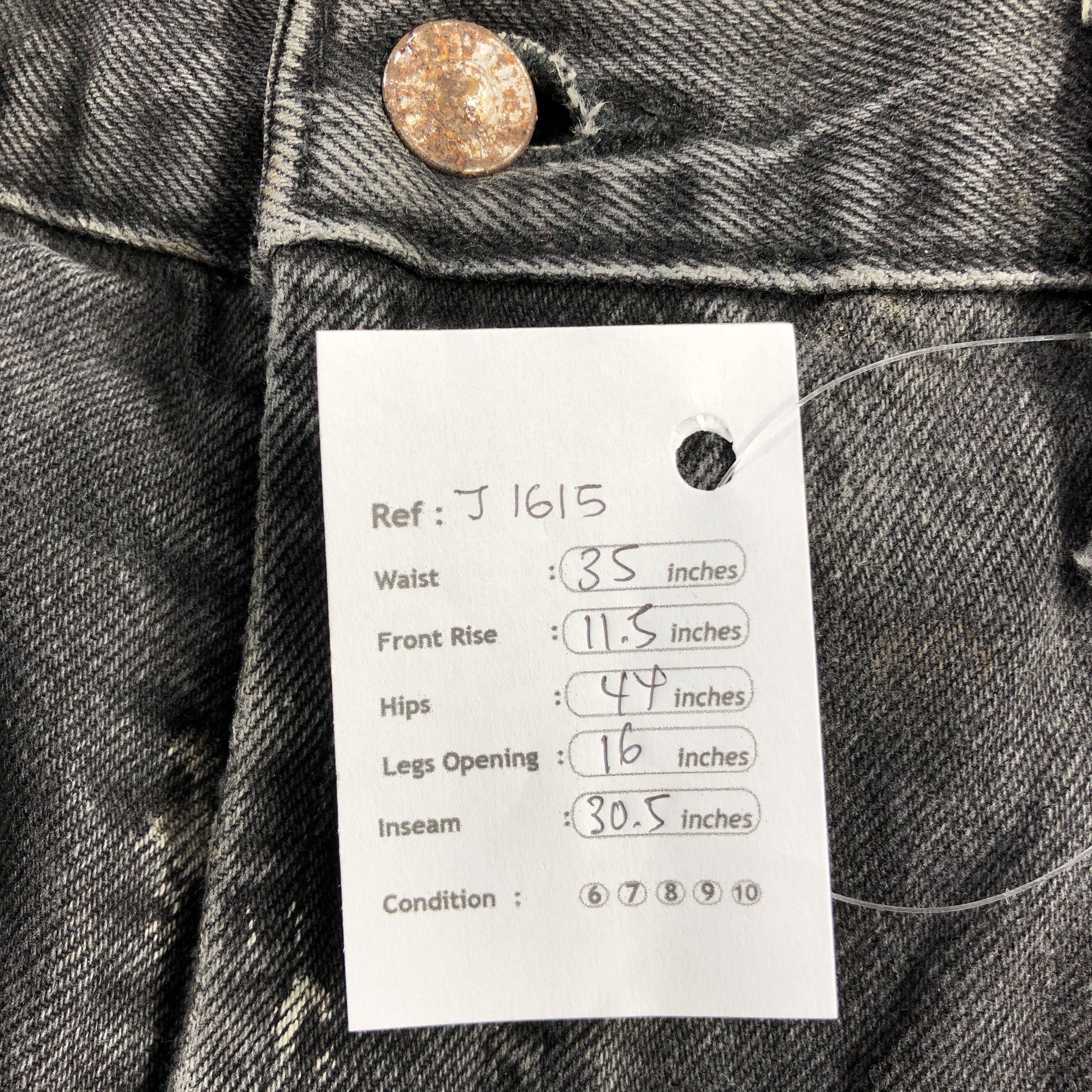 Levi's 90s Vintage Levis 501 Earth Tone Jeans-J1615 Size US 35 - 15 Thumbnail