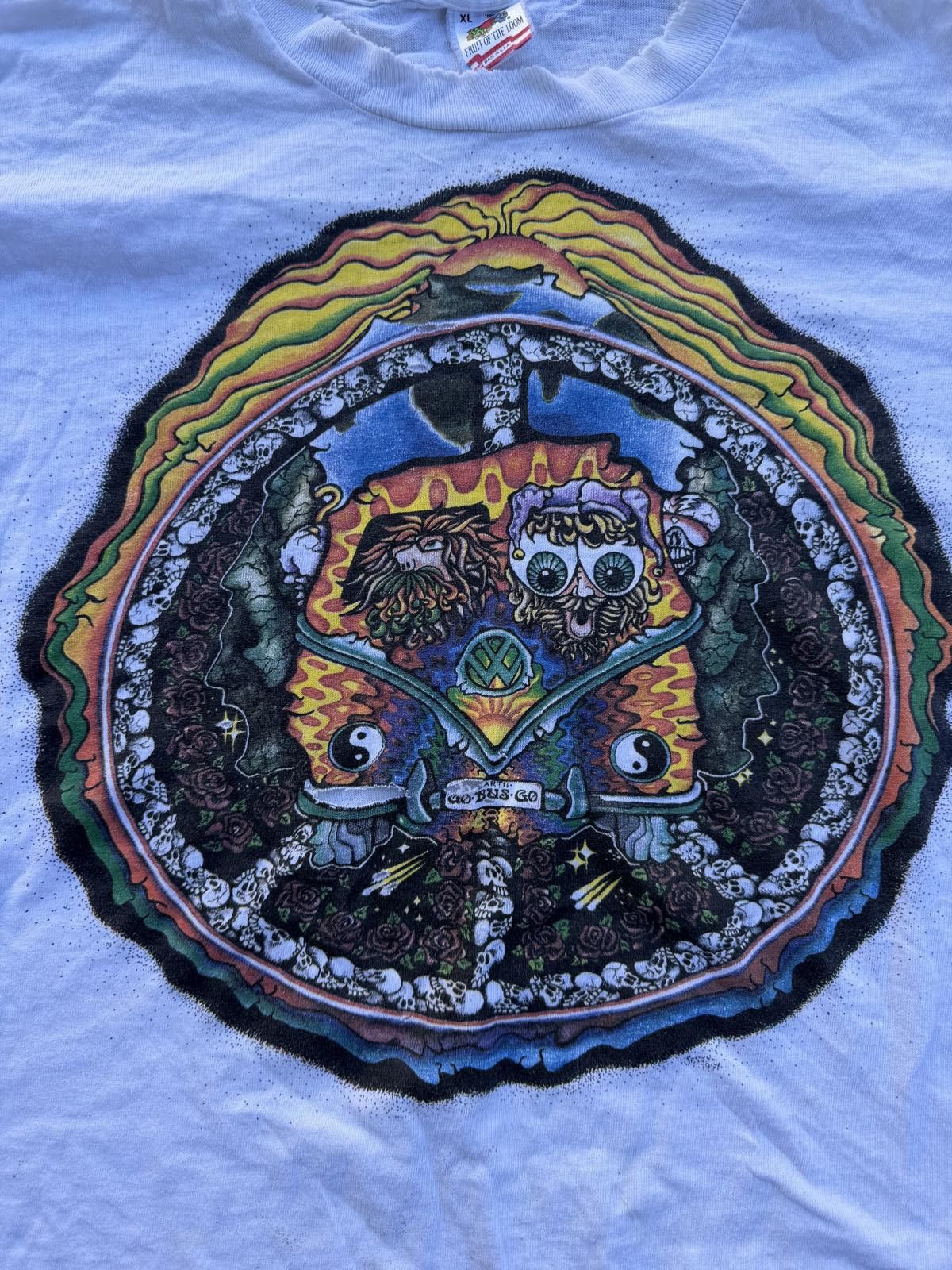 Fruit Of The Loom Vintage 1991 Grateful Dead Mandala Tee XL Fruit Of The Loom Size US XL / EU 56 / 4 - 2 Thumbnail