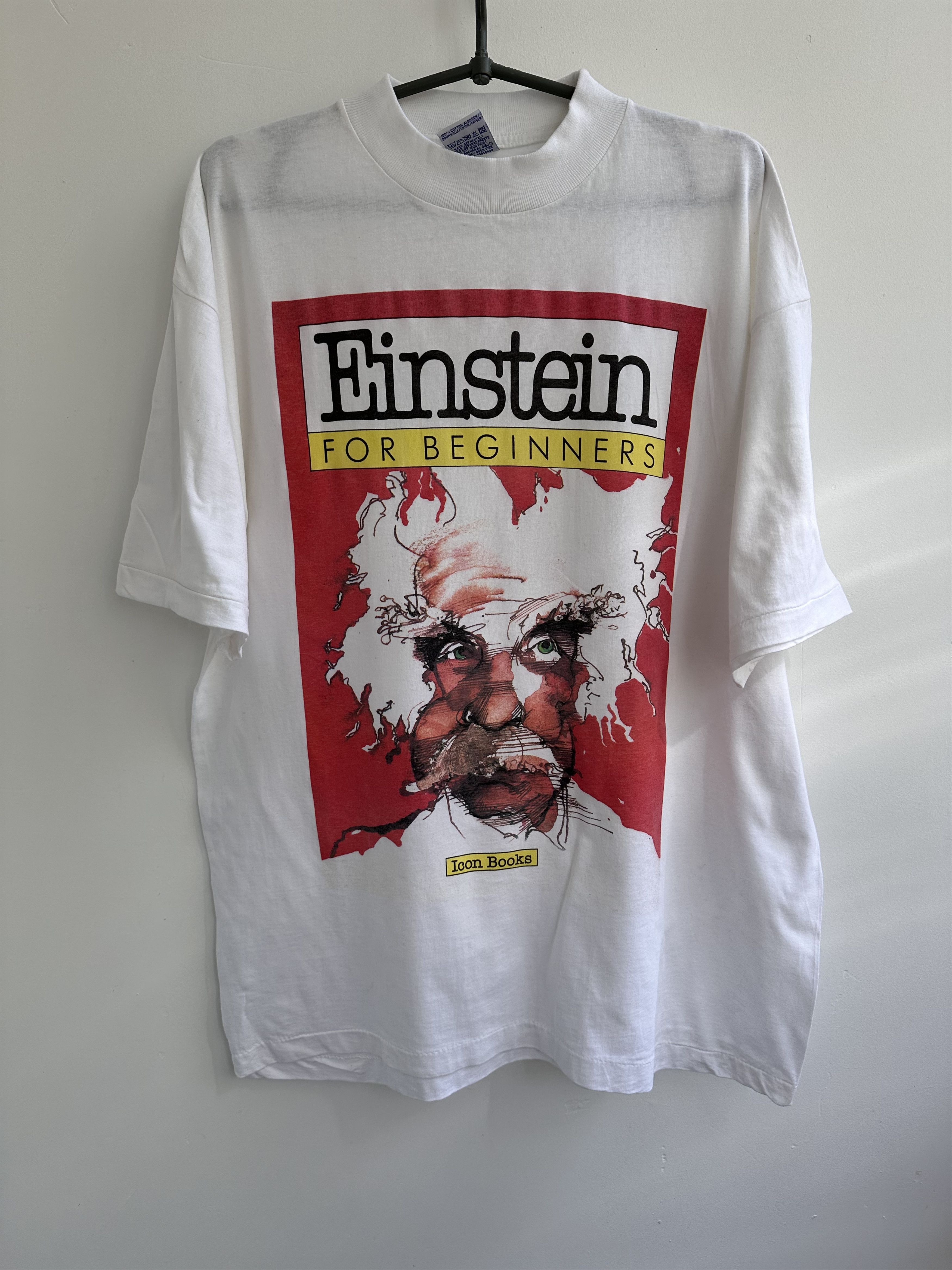 Vintage Albert Einstein Vintage t shirt Size US XL / EU 56 / 4 - 1 Thumbnail