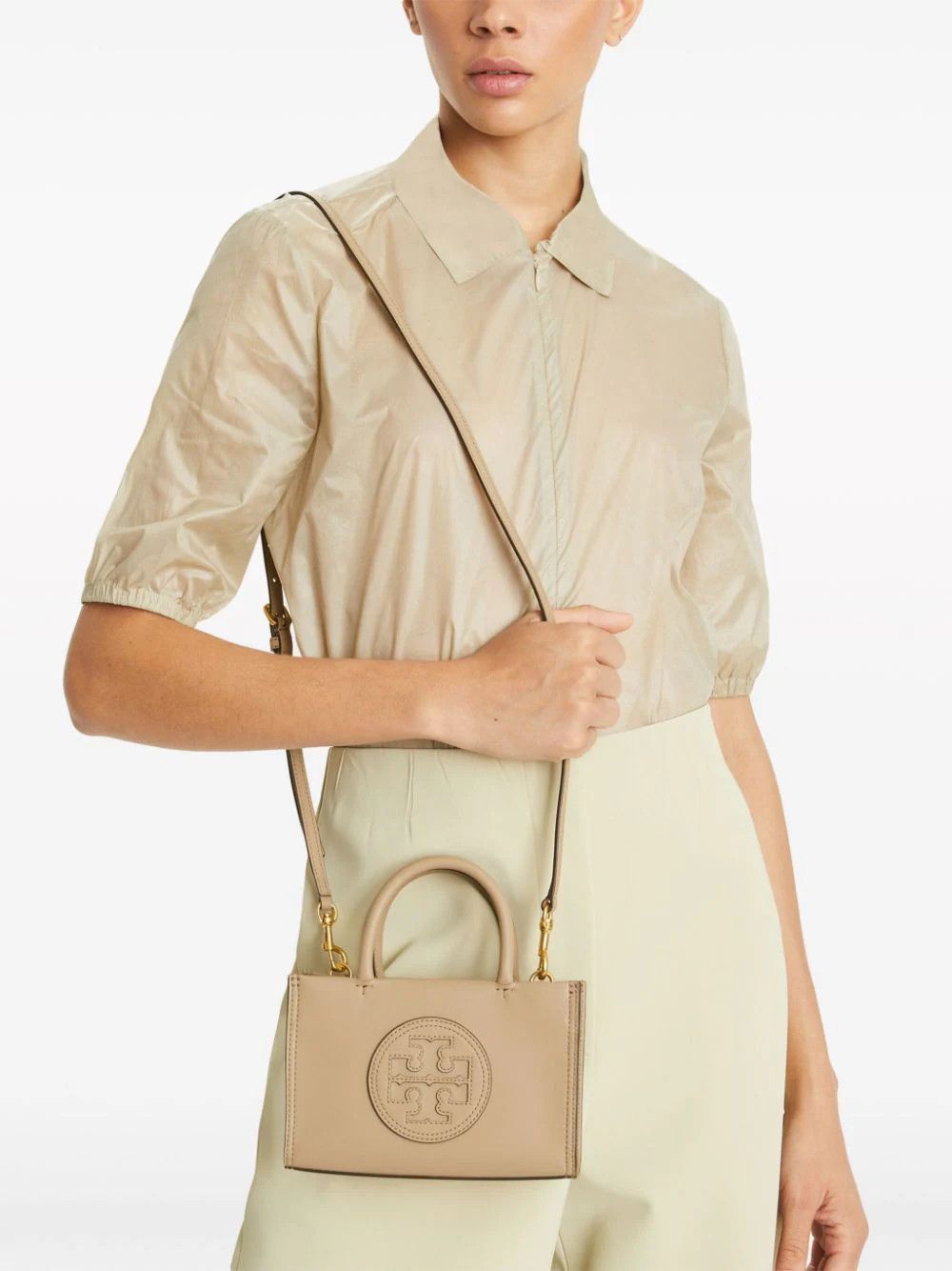 Tory Burch o1s22i1n1024 Size: OS / Ella Bio Mini Tote Bag in Beige Size ONE SIZE - 3 Thumbnail