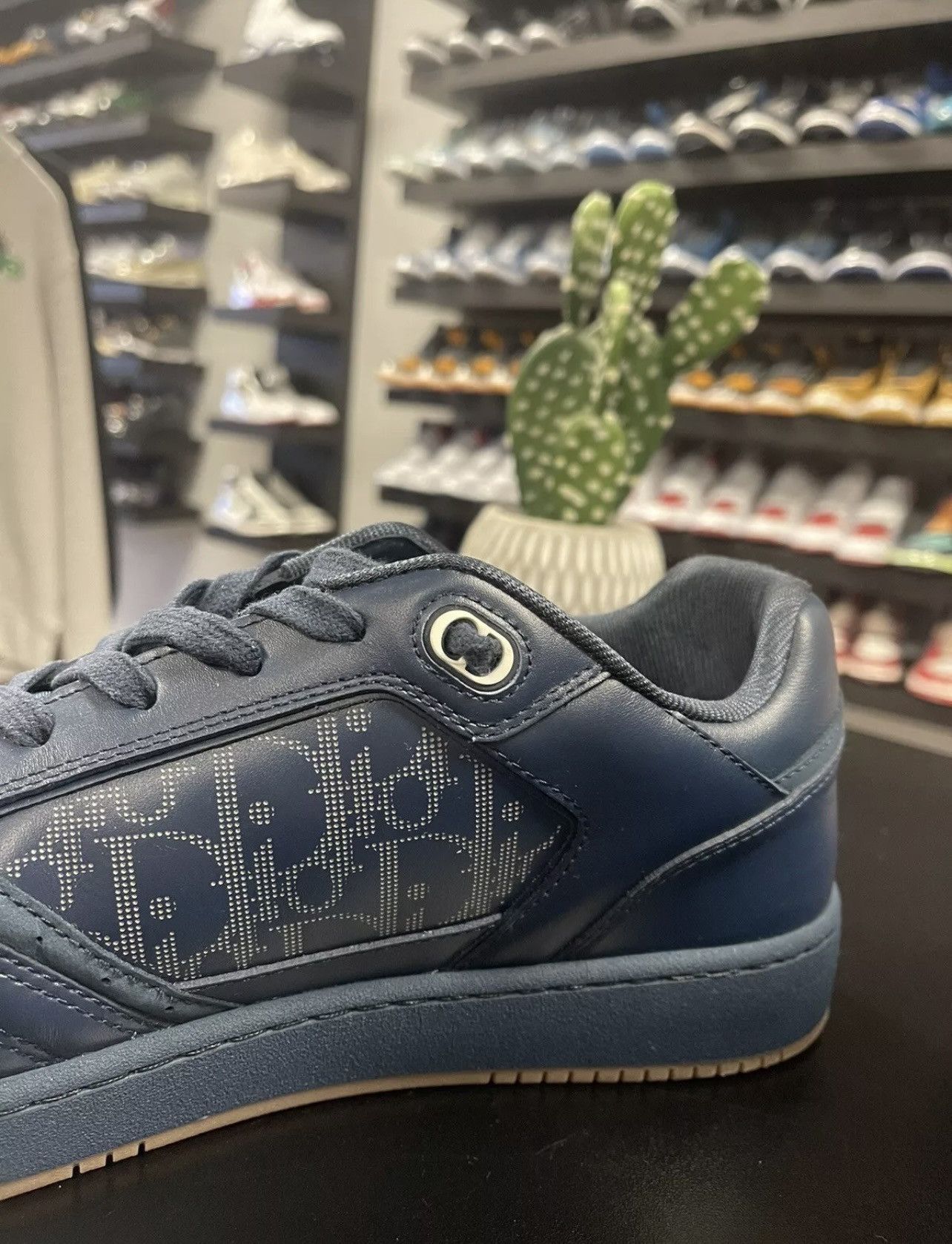 Dior Size 46EU/13 - Christian Dior Oblique Galaxy B27 Navy Size US 13 / EU 46 - 7 Thumbnail