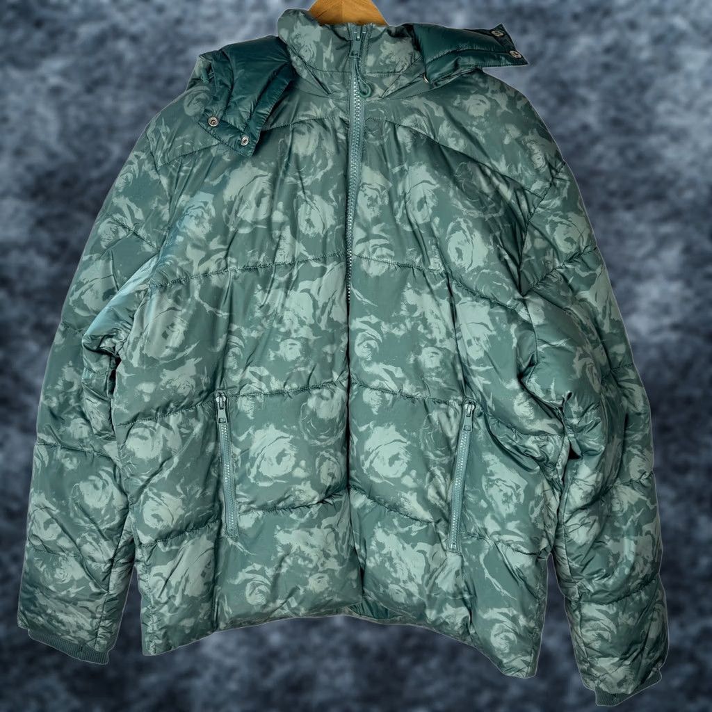 Vintage Mode of One Puffer Jacket Hooded XL Seedling Green Floral Camo Mens 100188366MN Size US XL / EU 56 / 4 - 1 Thumbnail